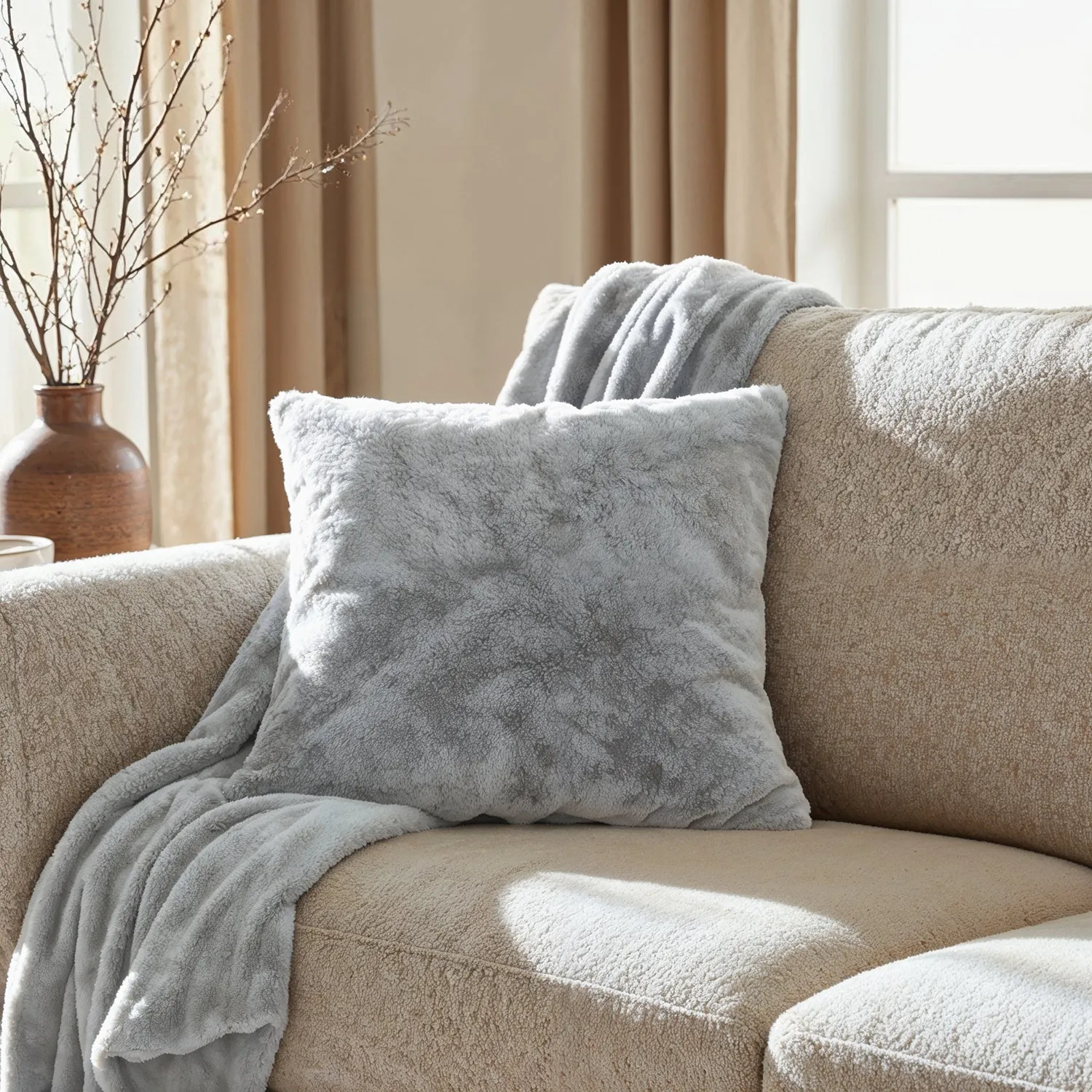 Throws - Aranga Super Soft Throw (grey)