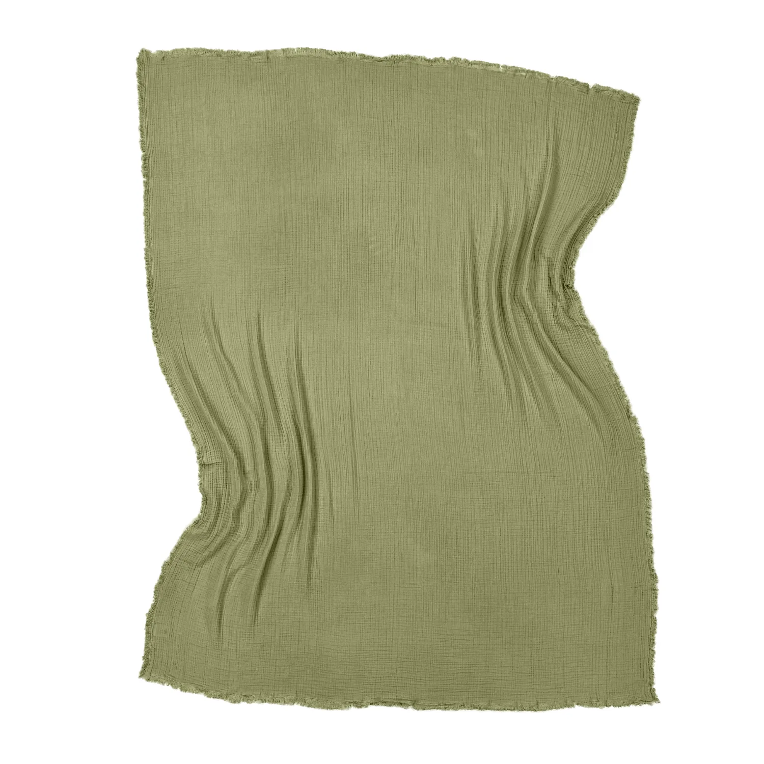 Throws - Muslin throw - Dorena (green)
