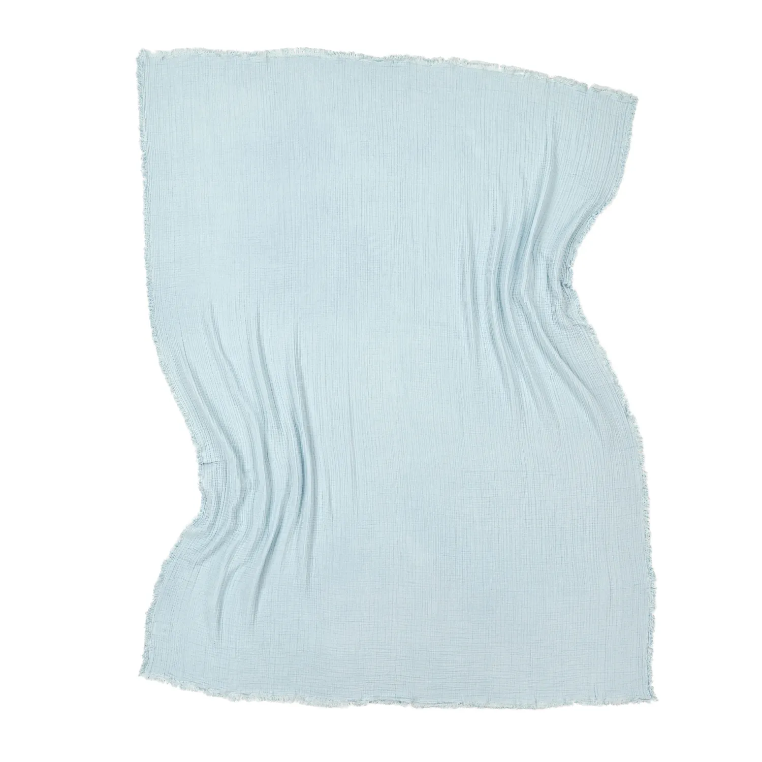 Throws - Muslin throw - Dorena (light blue)