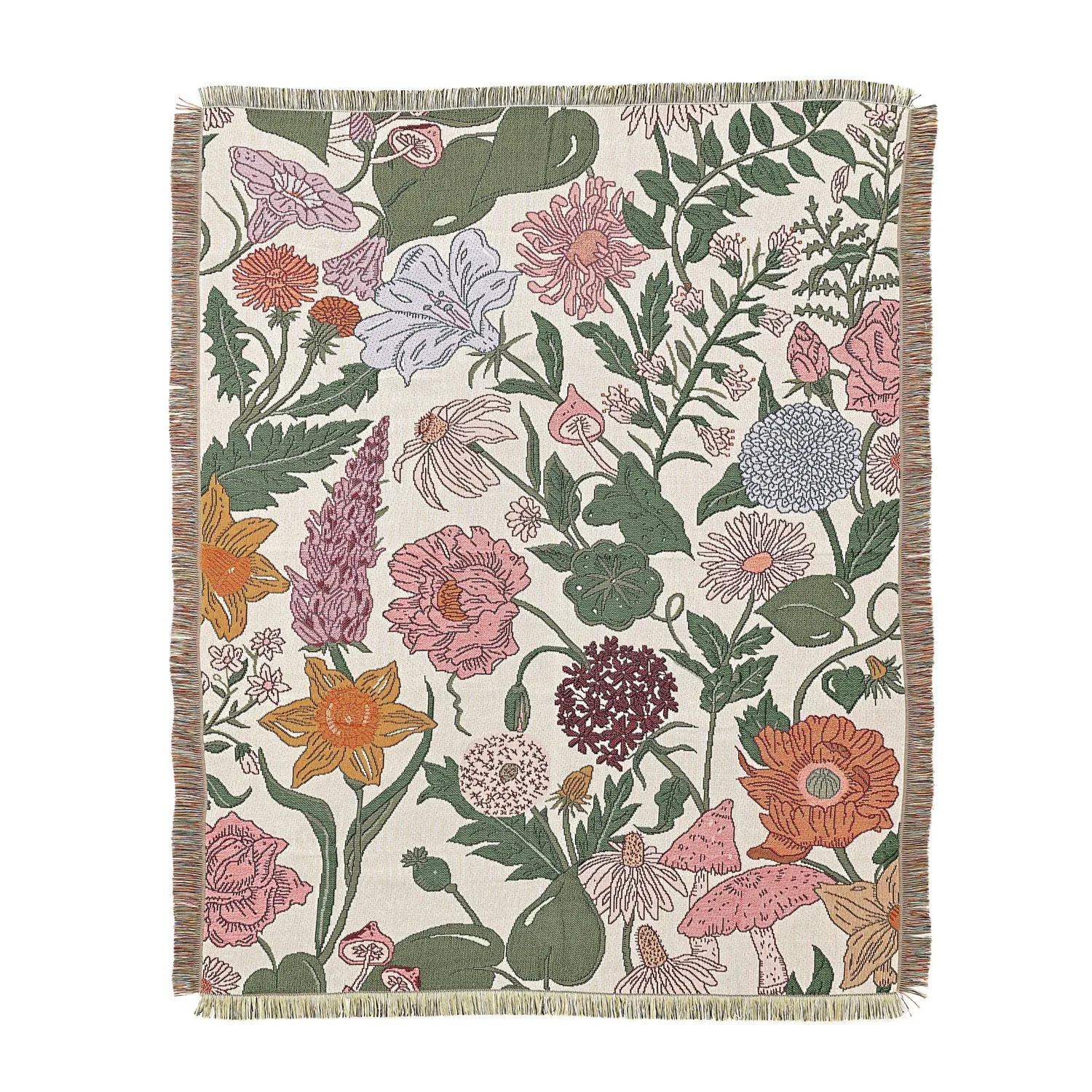 Throws - Fiori Tapestry Blanket (multi)
