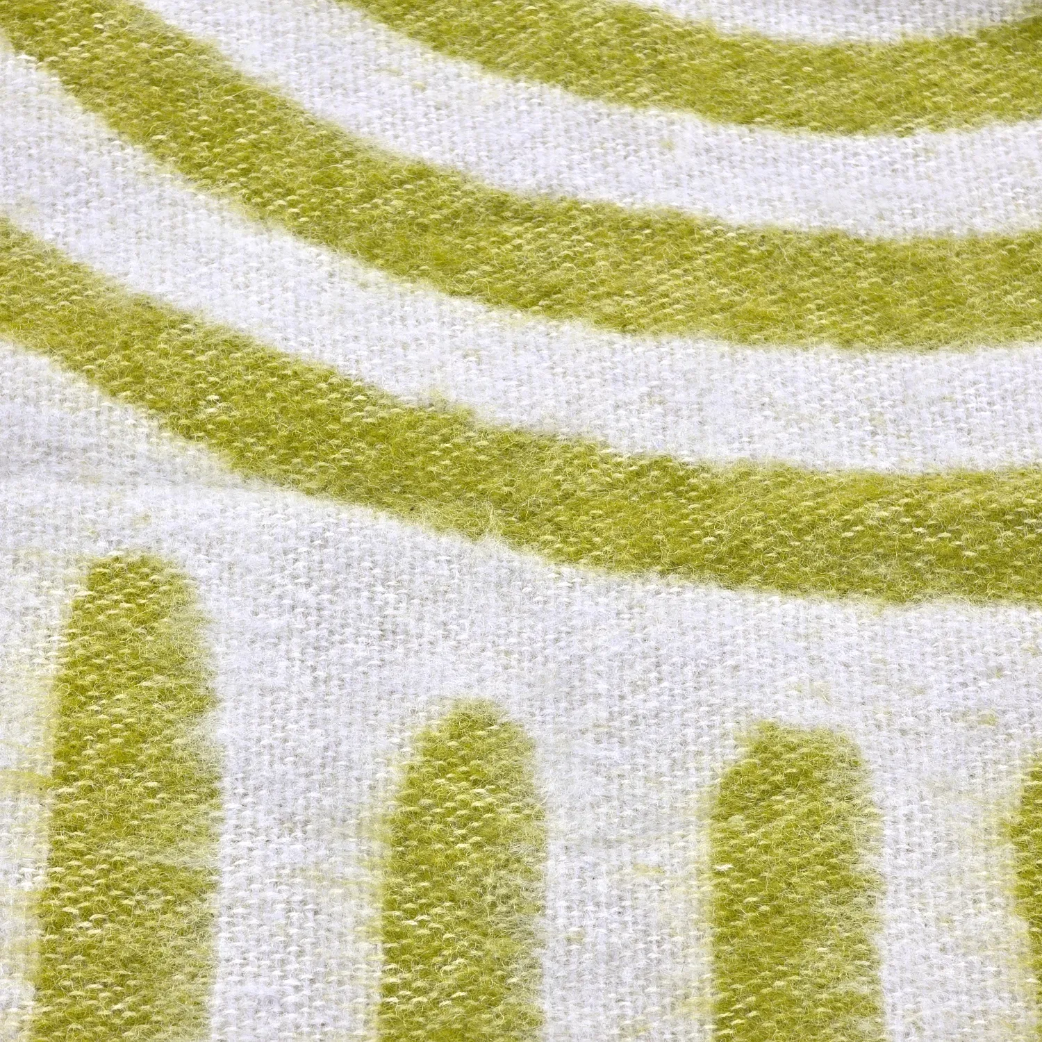 Throws - Wool blend throw - Melody (green/purple)