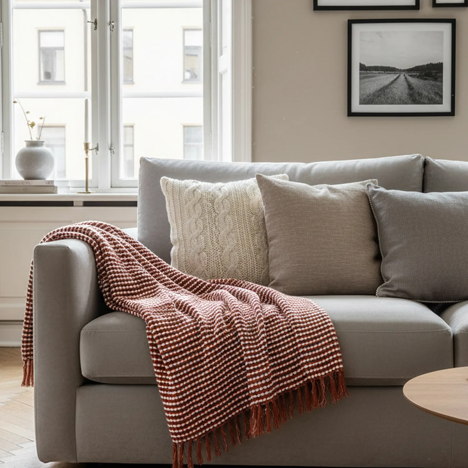 Throws - Quebec Blanket (red)