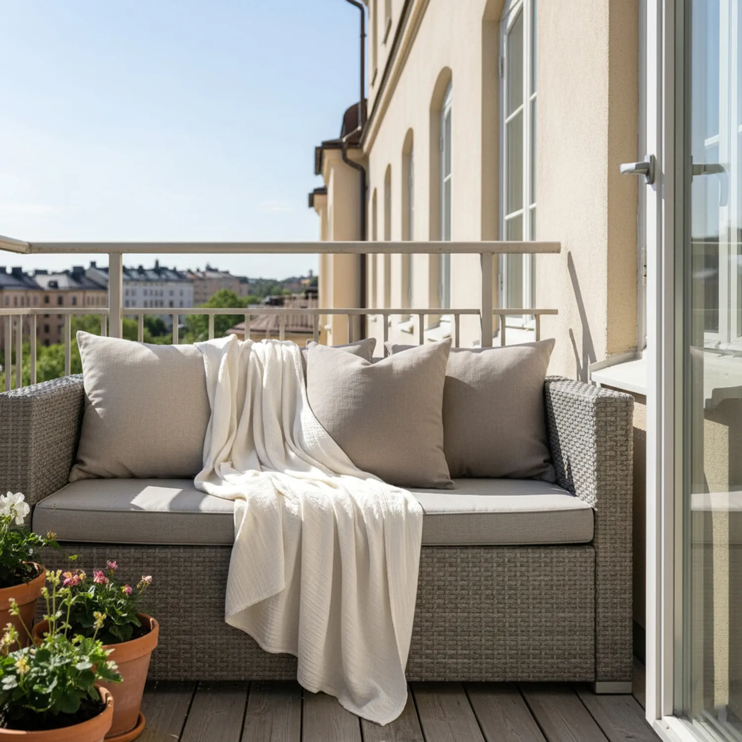 Blankets - Vanja Throw (cream)