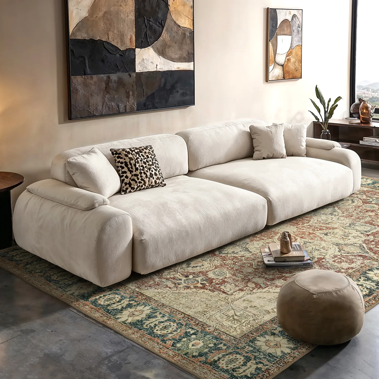 Flatweave rug - Alvand (red)