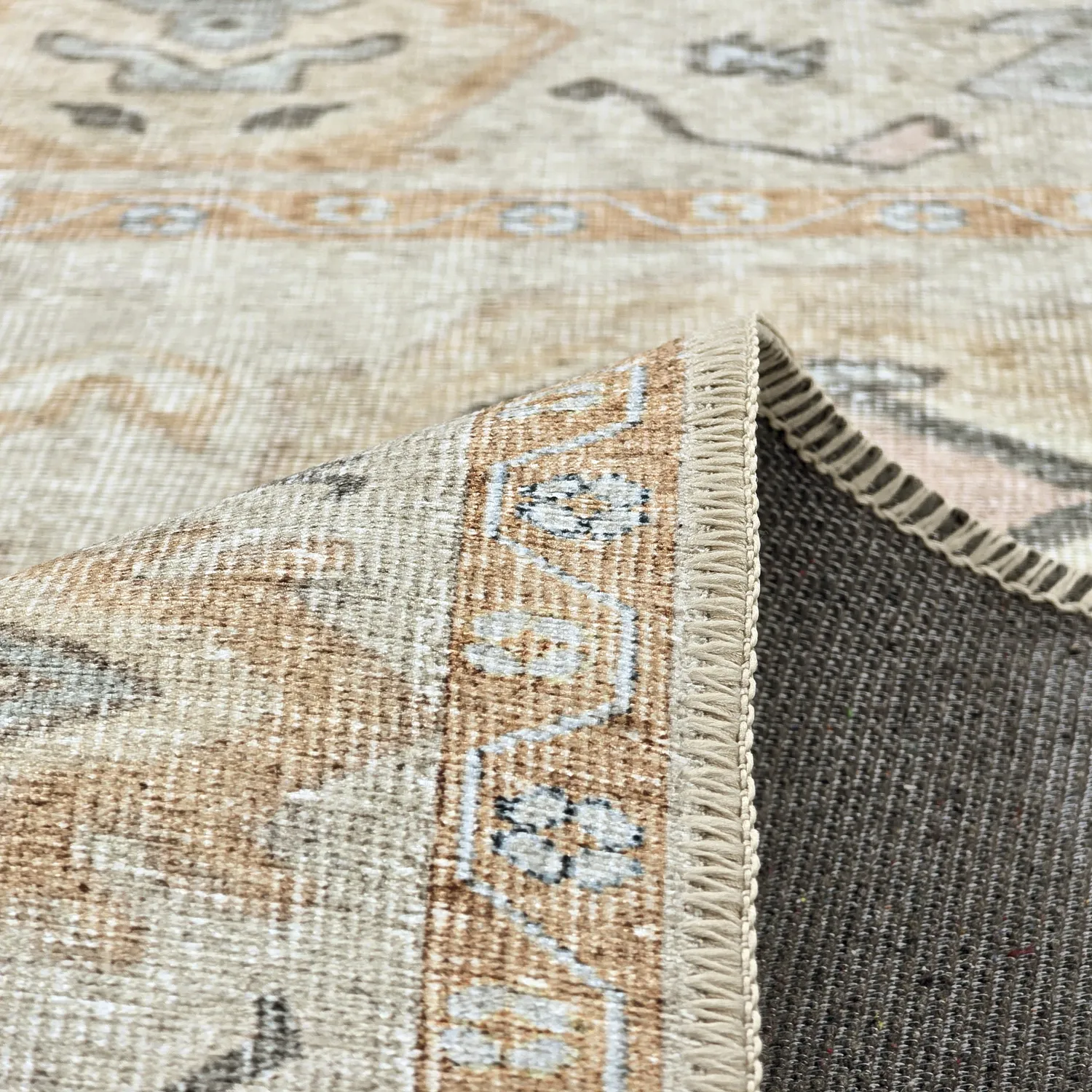 Flatweave rug - Amena (beige)