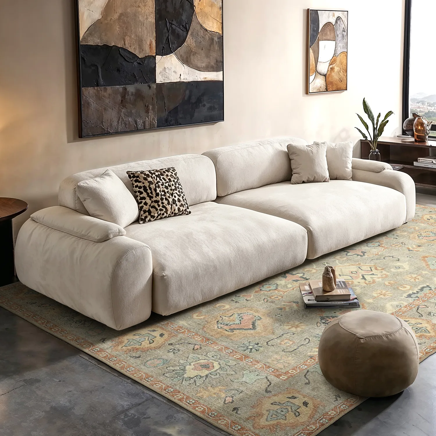 Flatweave rug - Amena (blue)