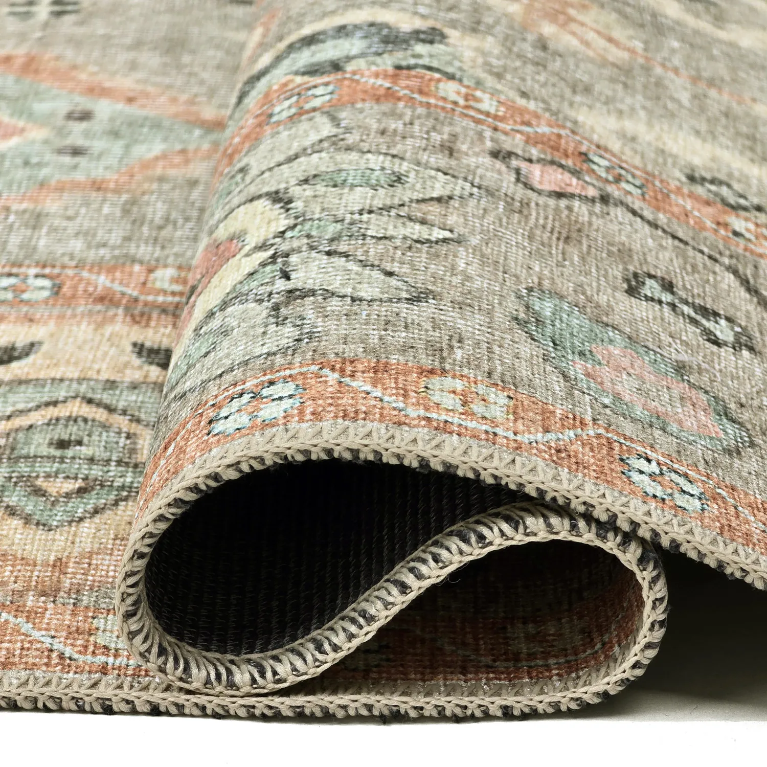 Flatweave rug - Amena (blue)