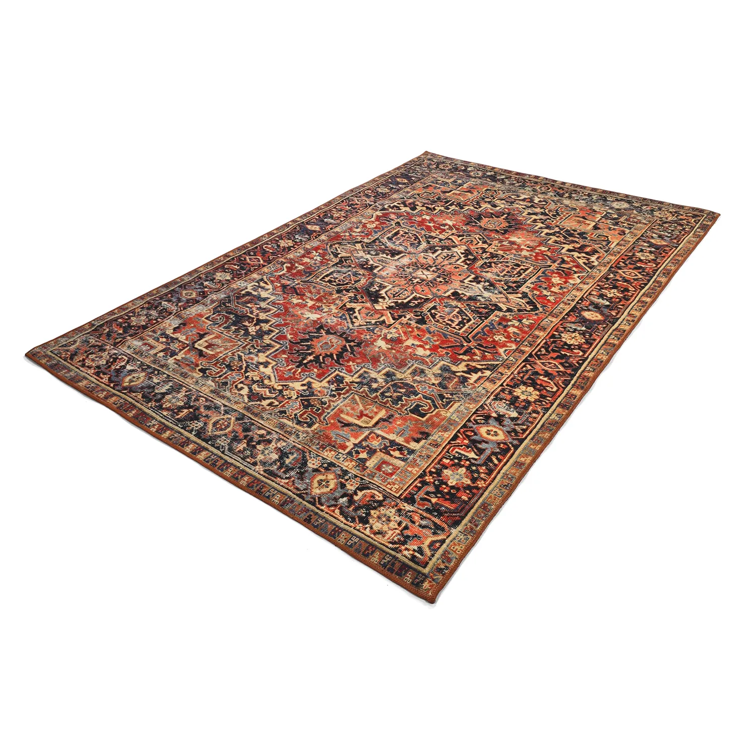 Flatweave rug - Anzali (red)