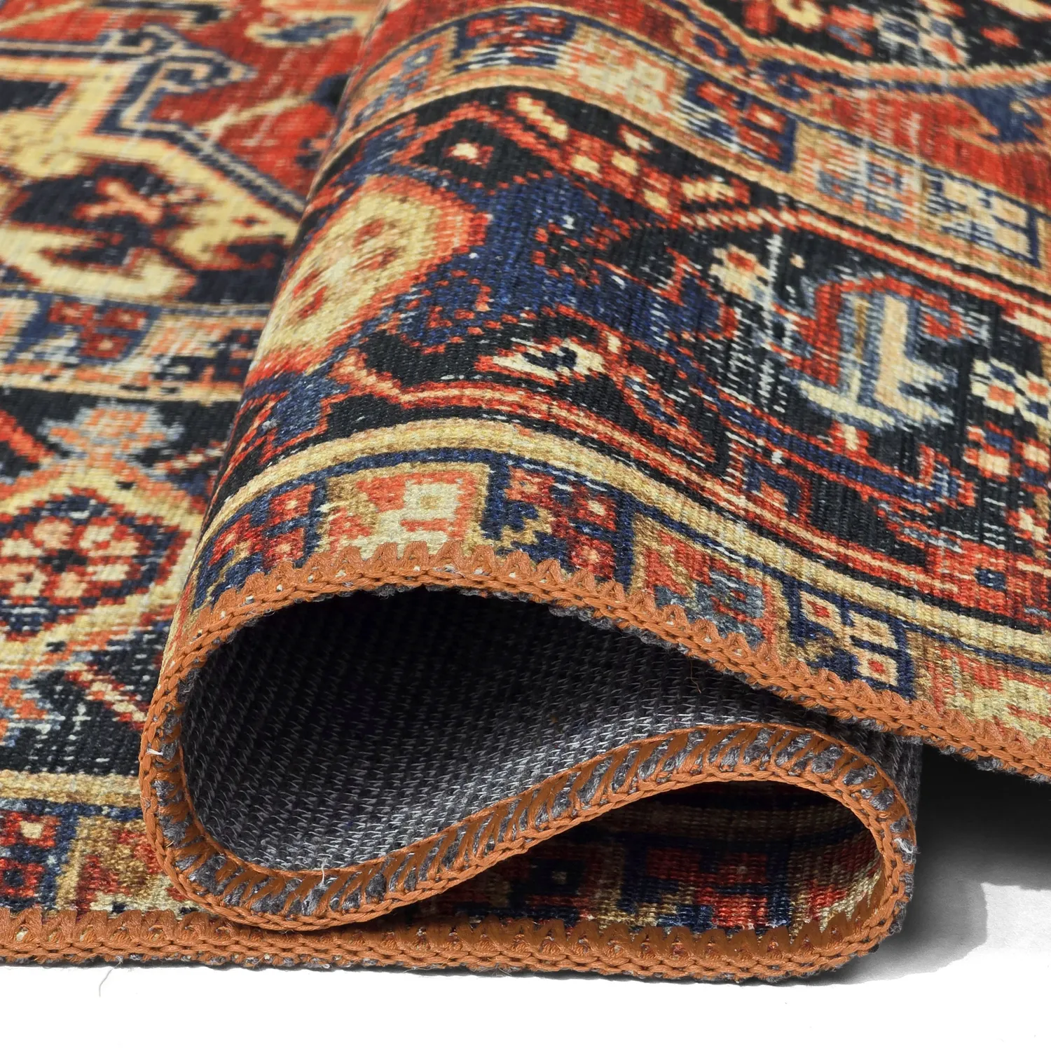 Flatweave rug - Anzali (red)