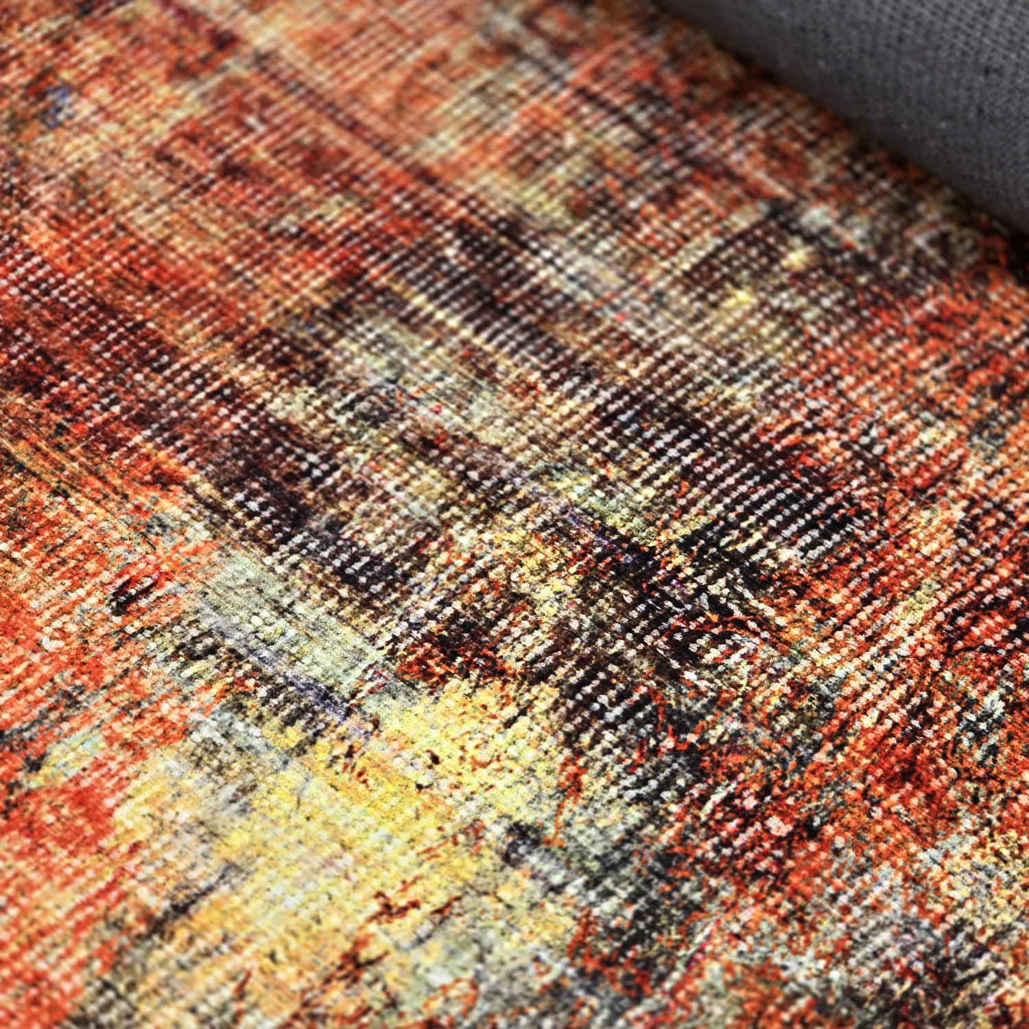Flatweave rug - Bechar (red/multi)