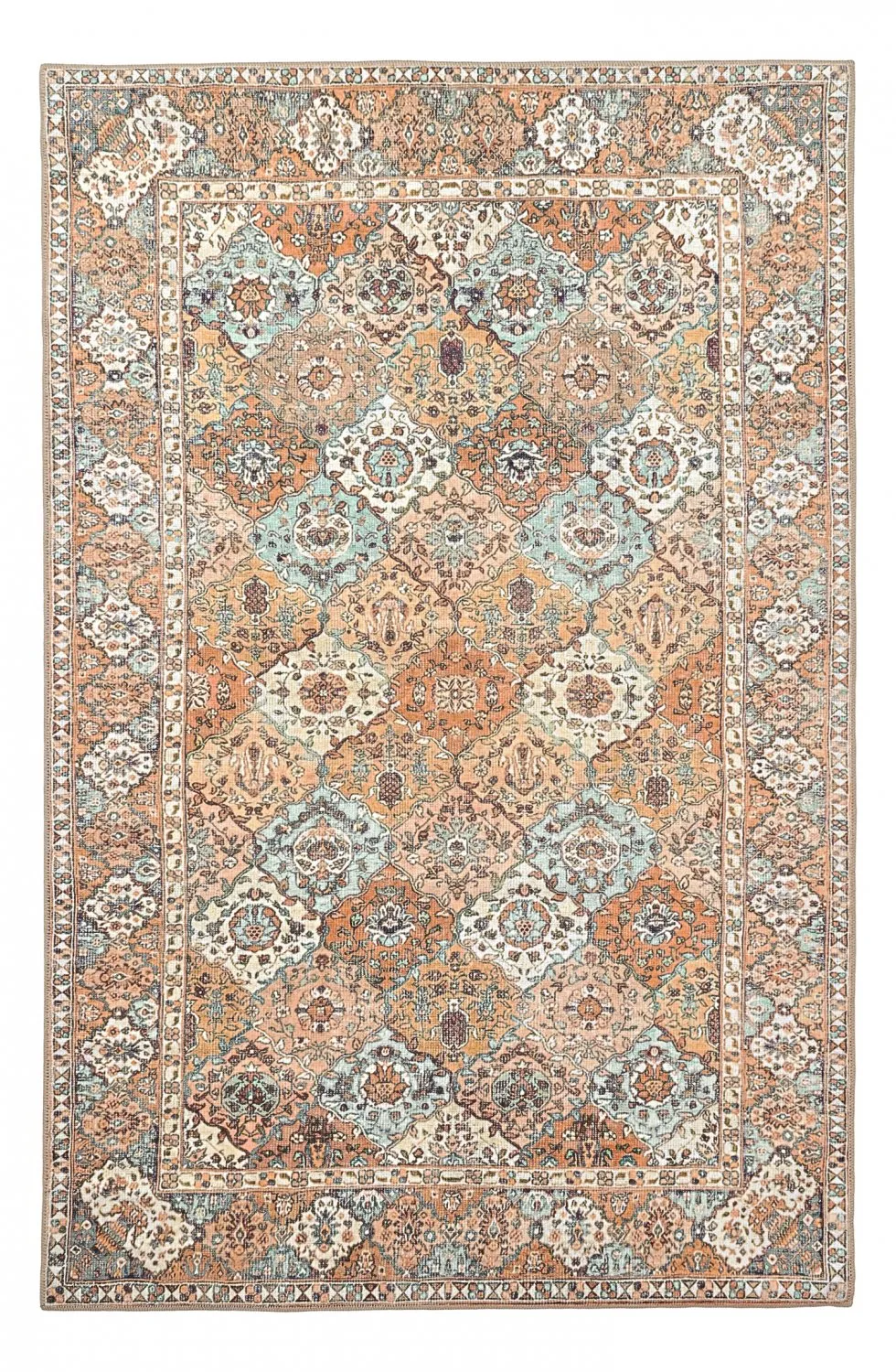 Flatweave rug - Berelina (beige/multi)