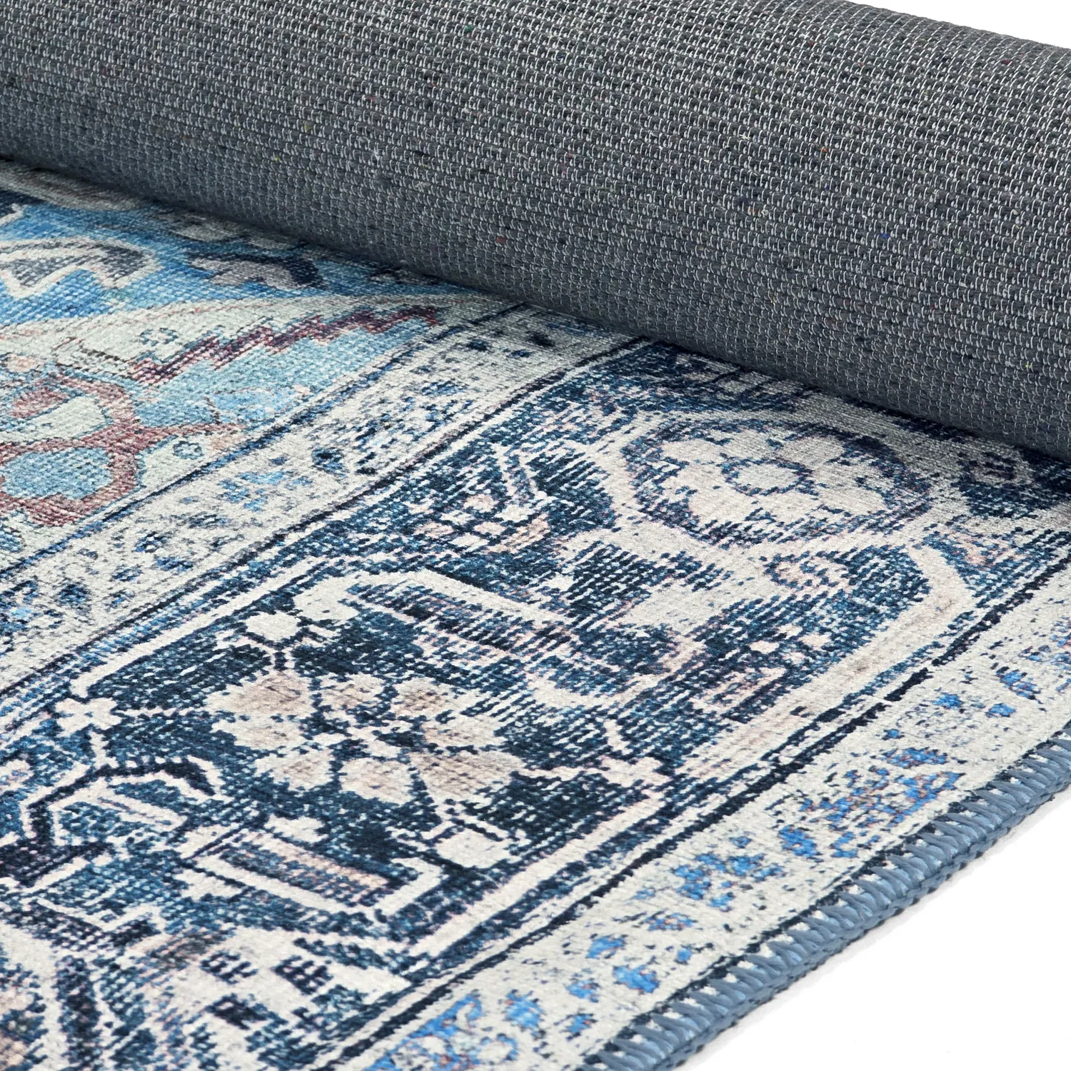 Flatweave rug - Birjand (blue)