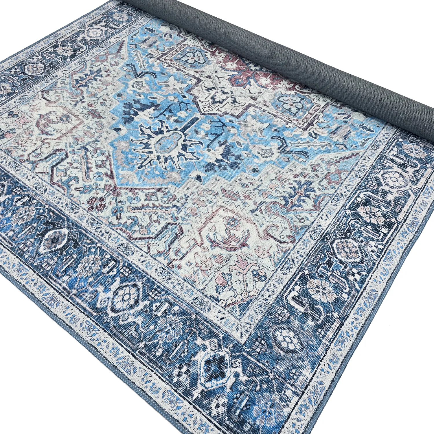 Flatweave rug - Birjand (blue)