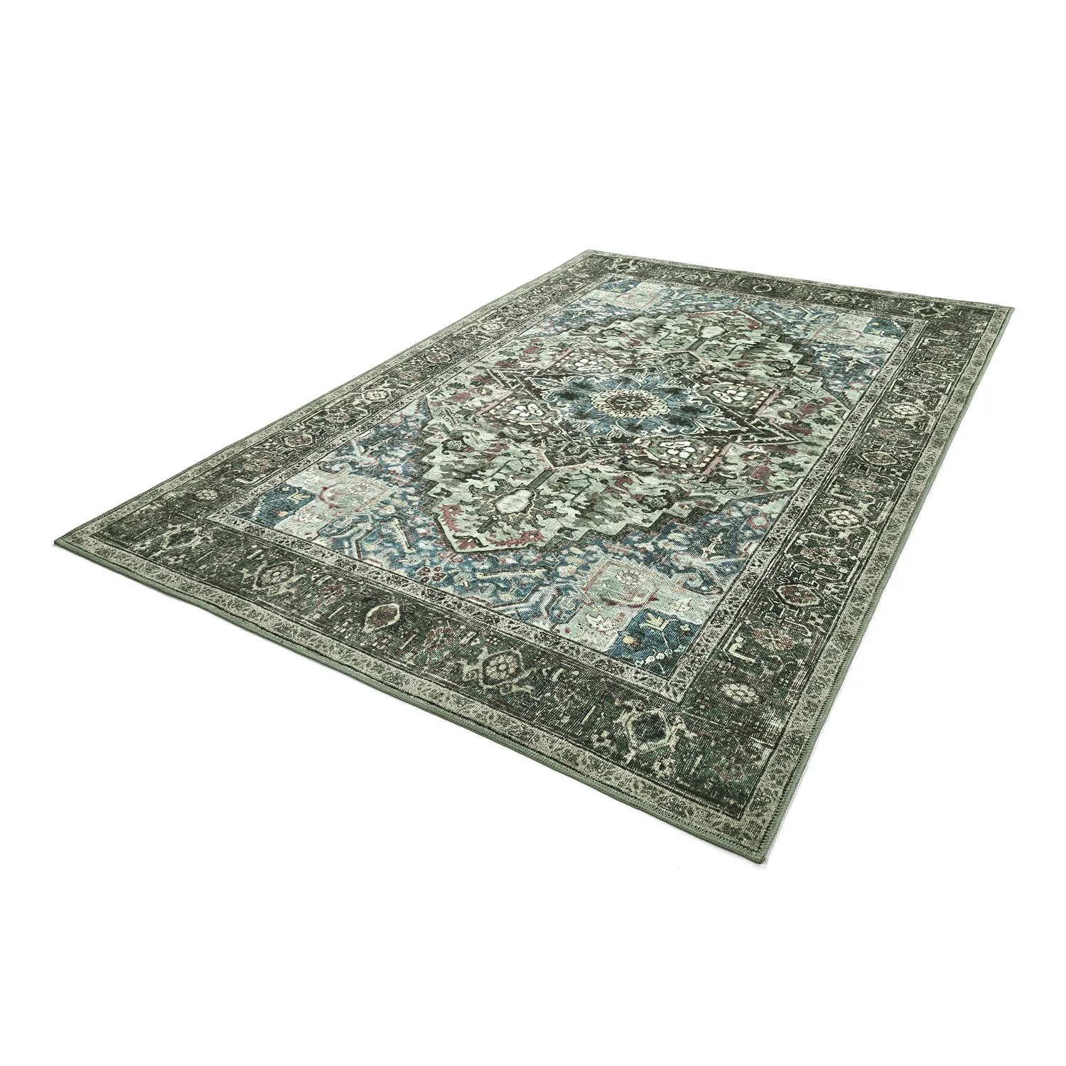 Flatweave rug - Birjand (green)