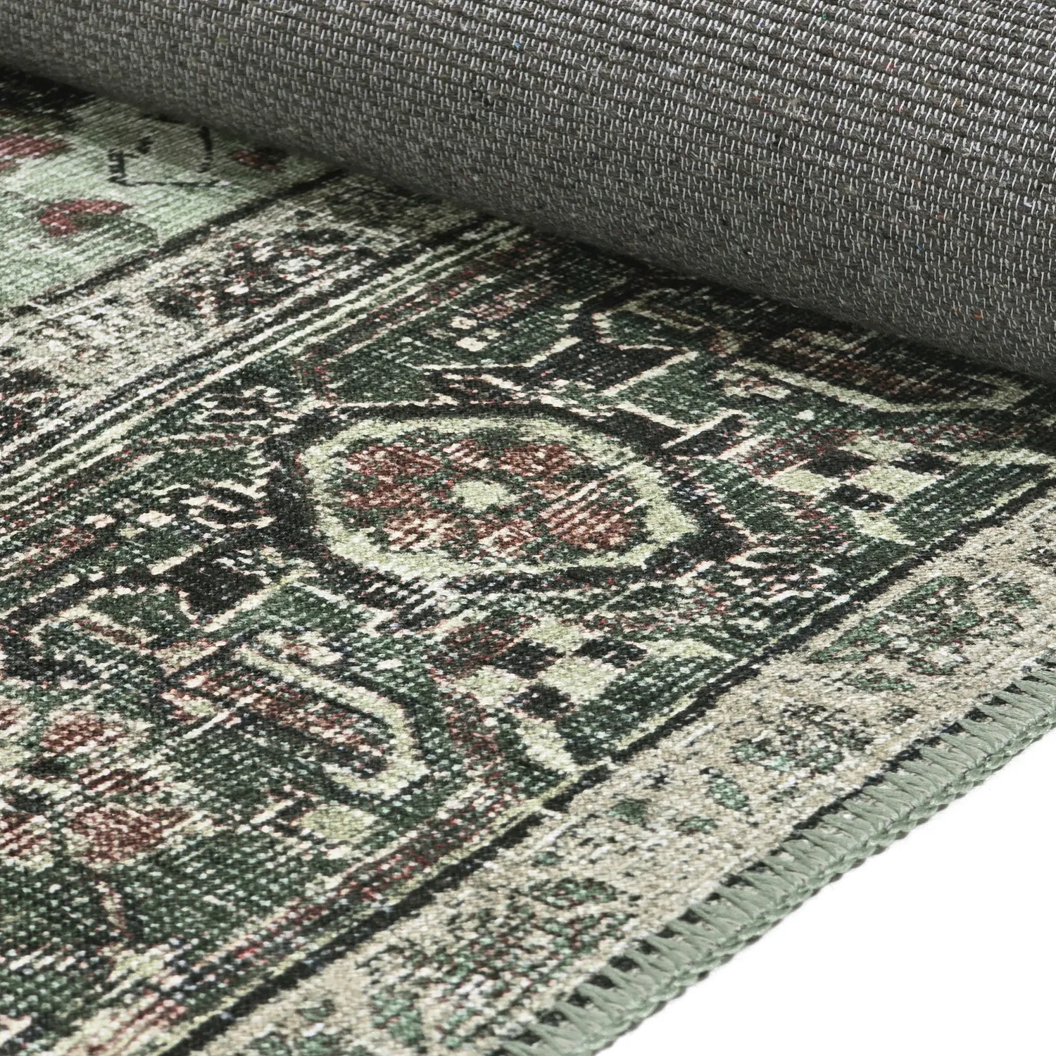 Flatweave rug - Birjand (green)