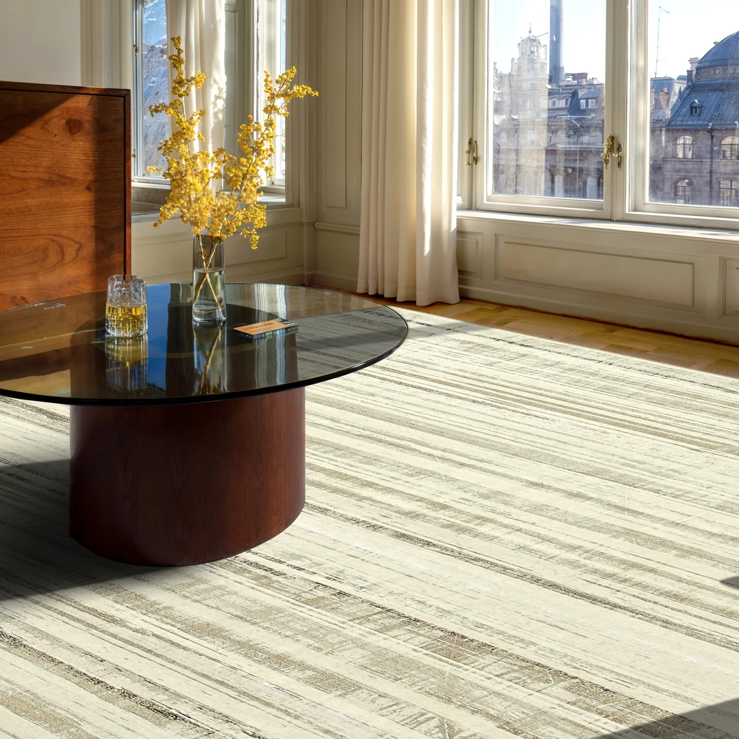Flatweave rug - Delara (beige)