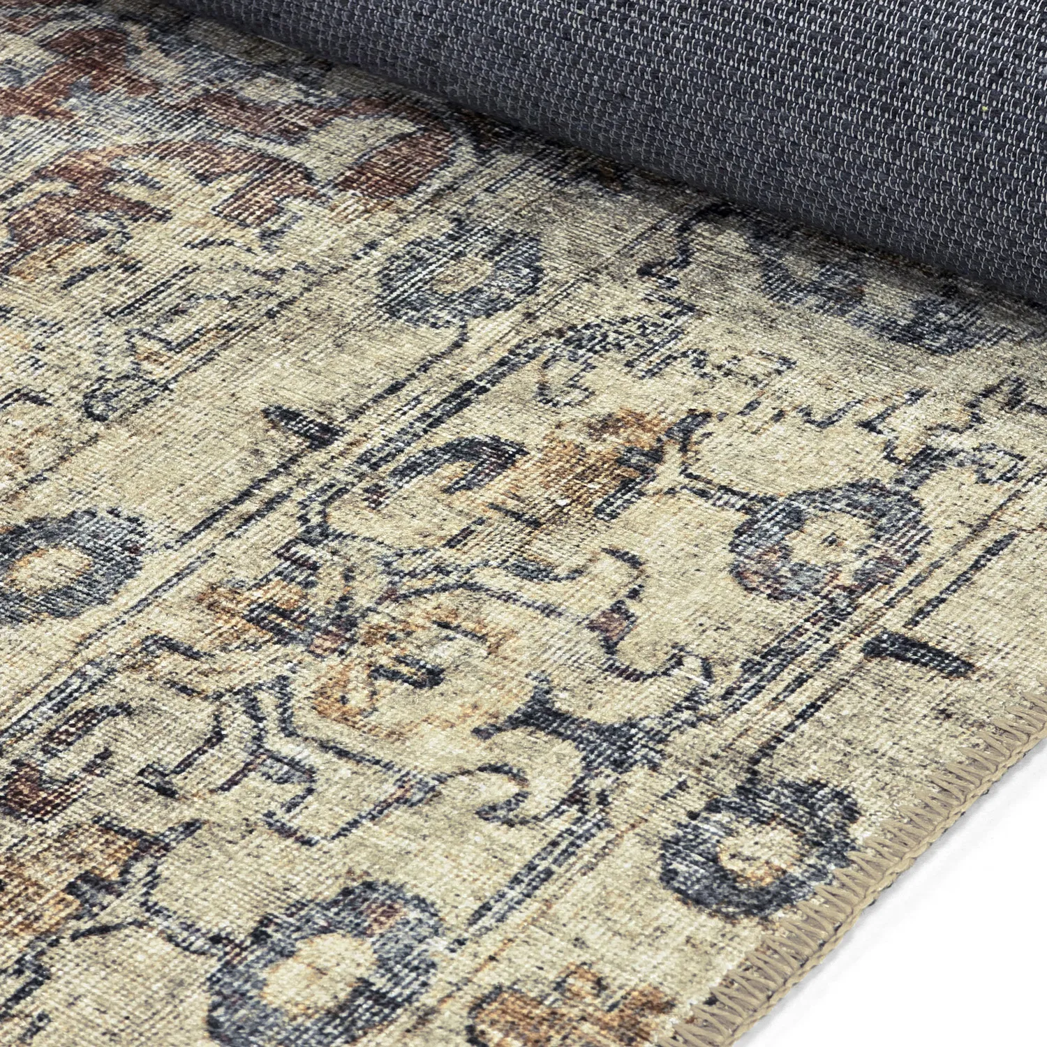 Flatweave rug - Delvar (beige)