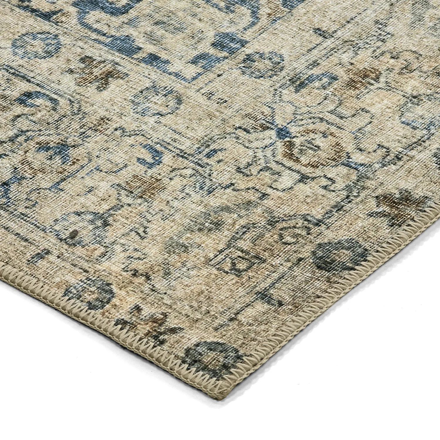 Flatweave rug - Delvar (blue)