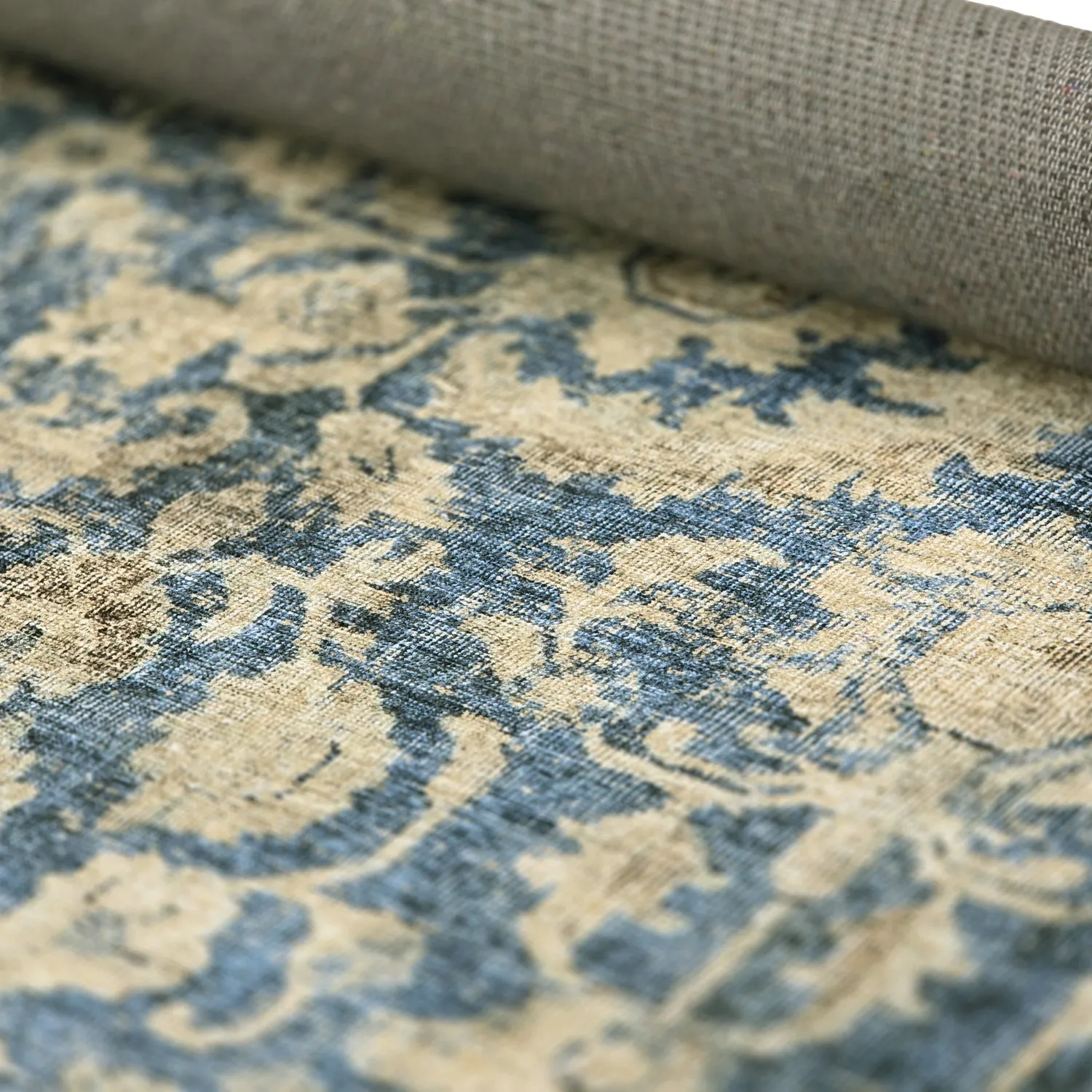 Flatweave rug - Delvar (blue)