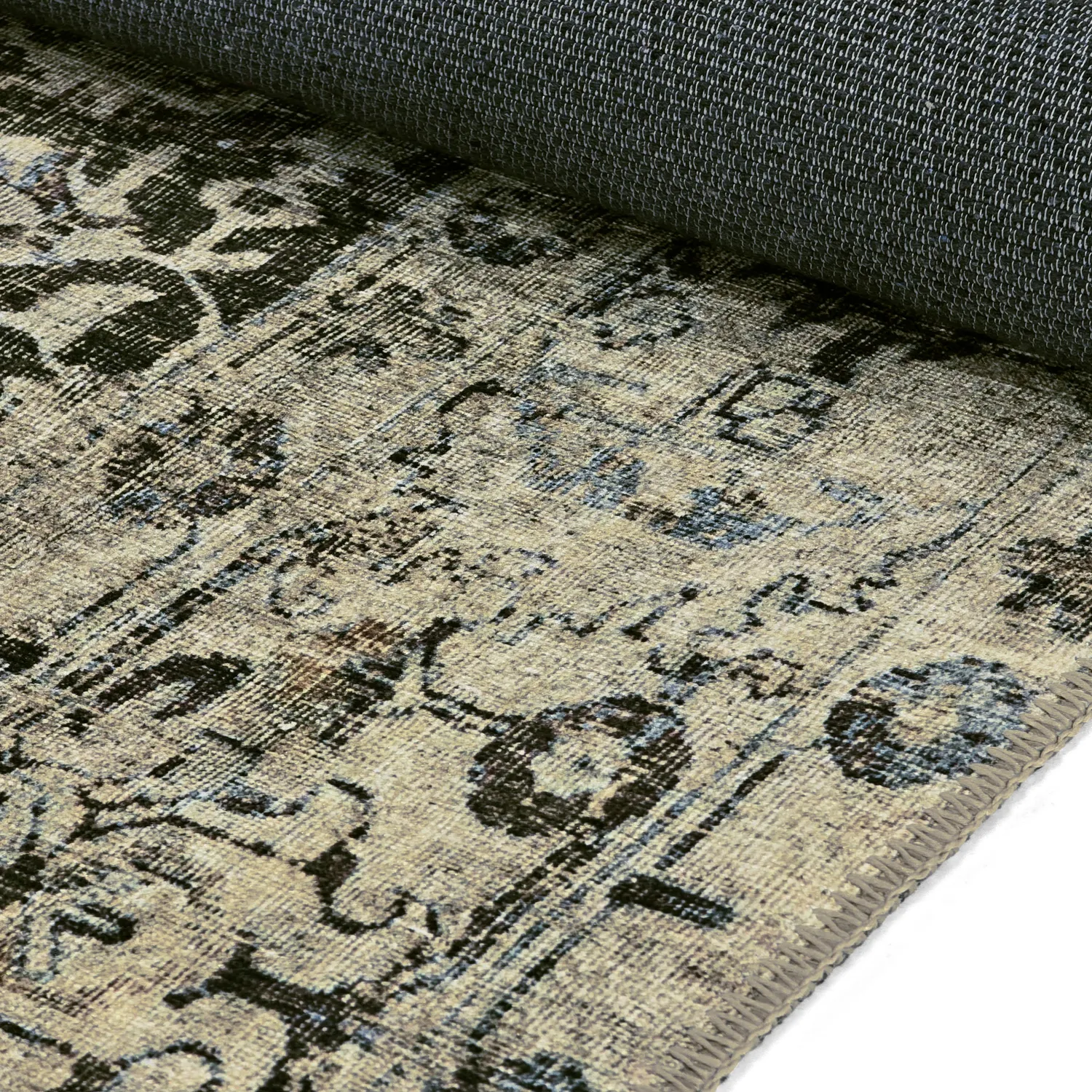 Flatweave rug - Delvar (green)