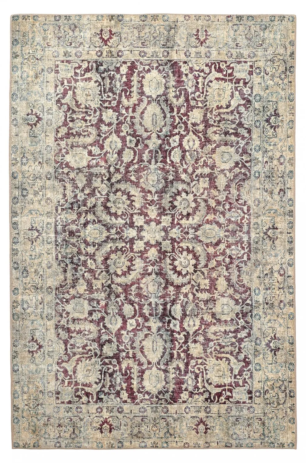 Flatweave rug - Delvar (red)