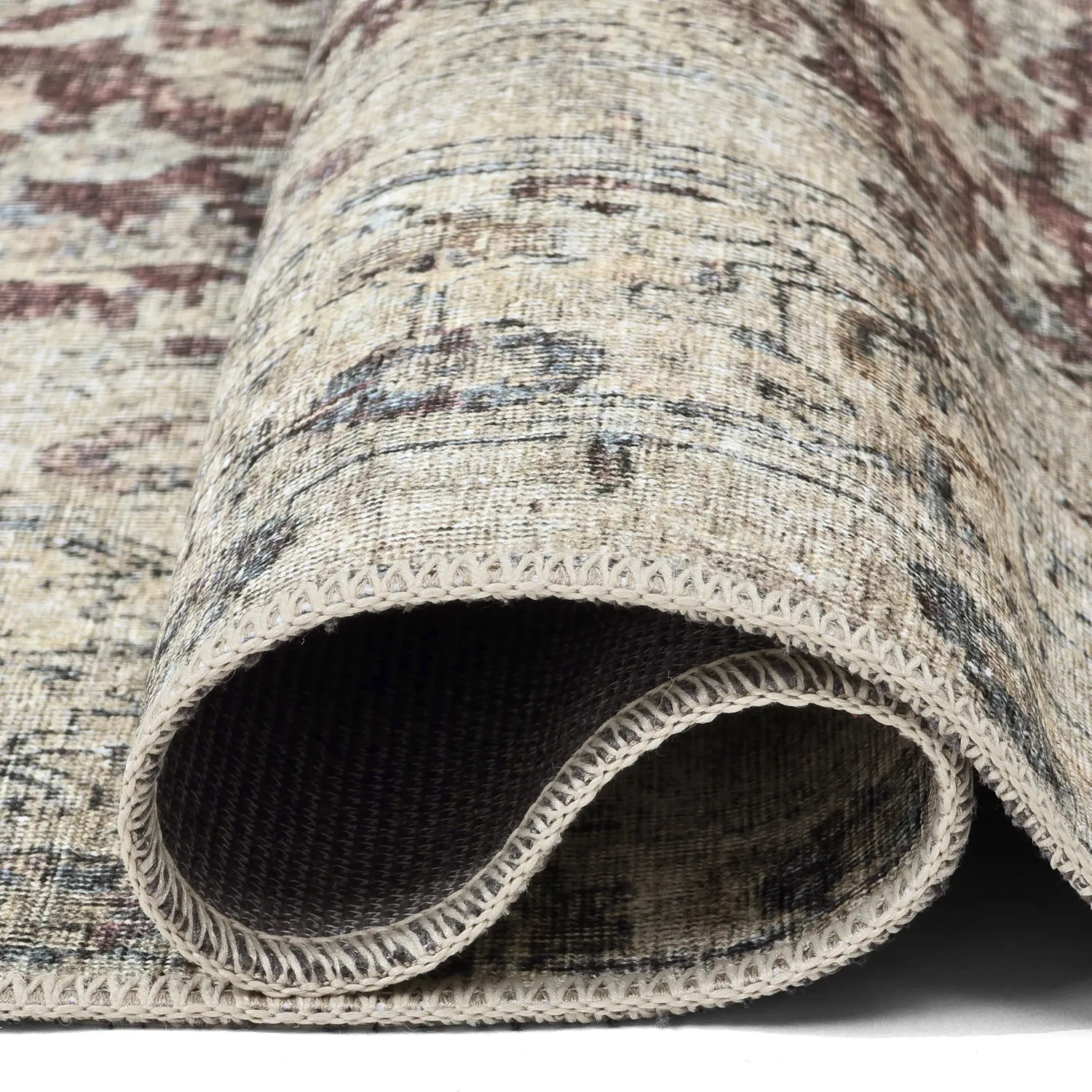 Flatweave rug - Delvar (red)