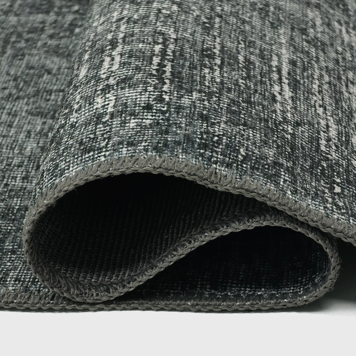 Flatweave rug - Elarion (black)