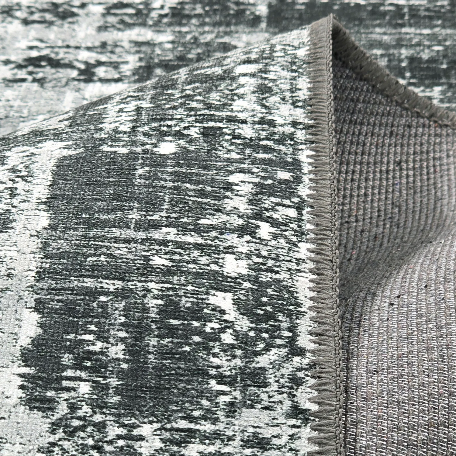 Flatweave rug - Elira (black)