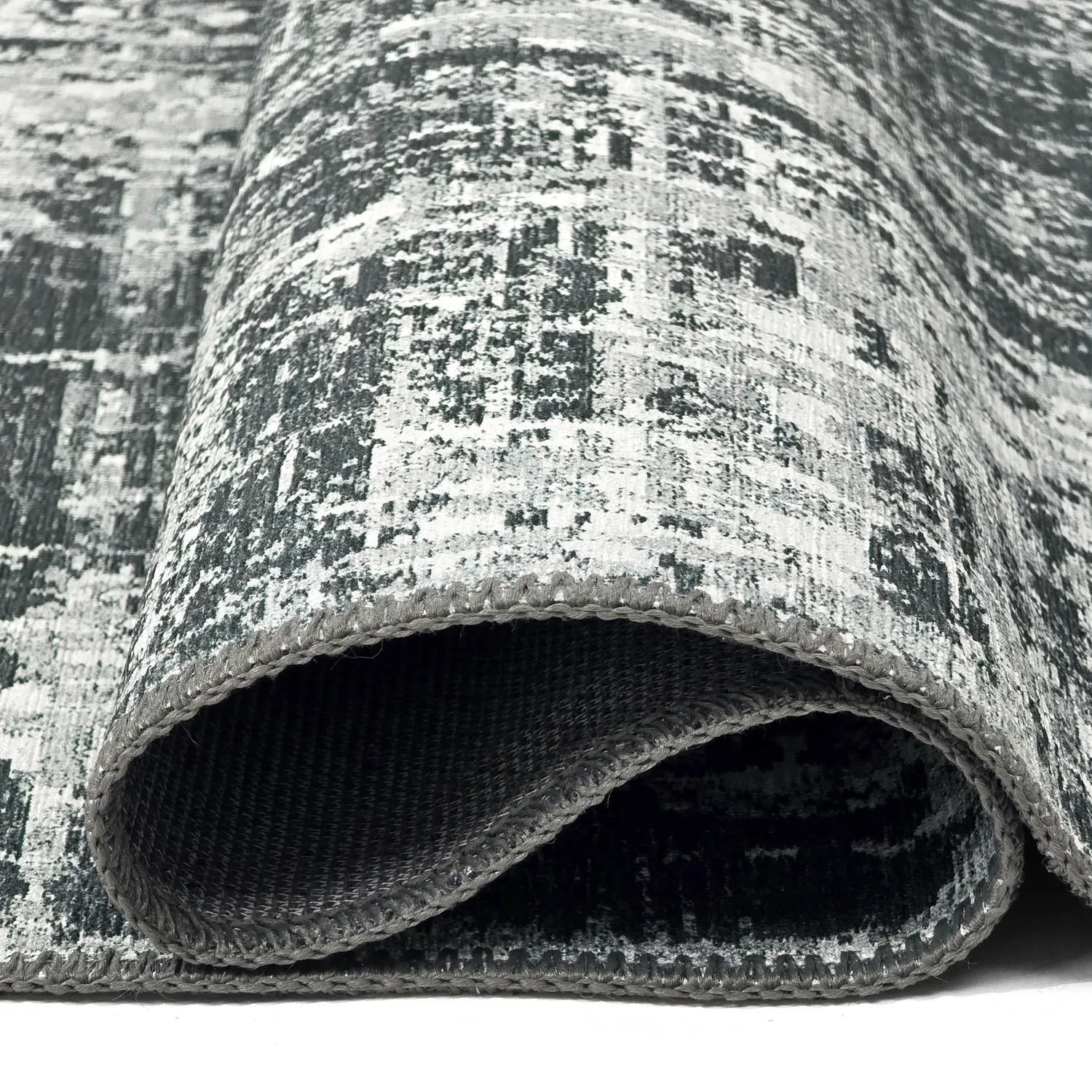 Flatweave rug - Elira (black)