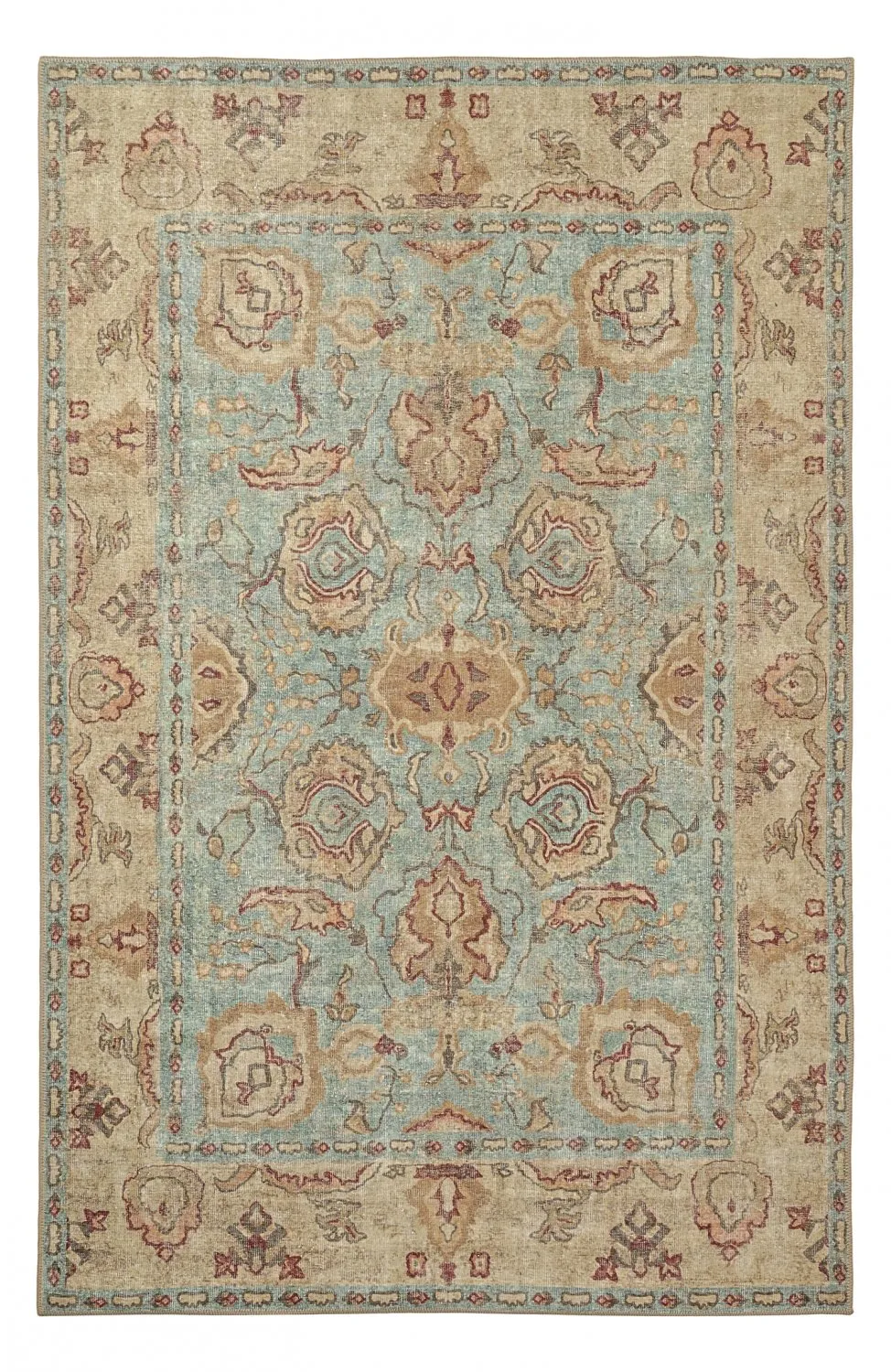 Flatweave rug - Layla (light blue)