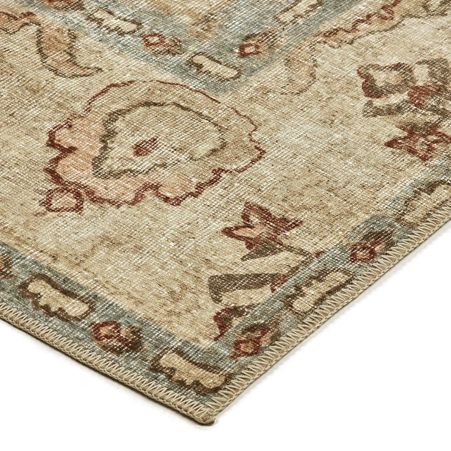 Flatweave rug - Layla (light blue)