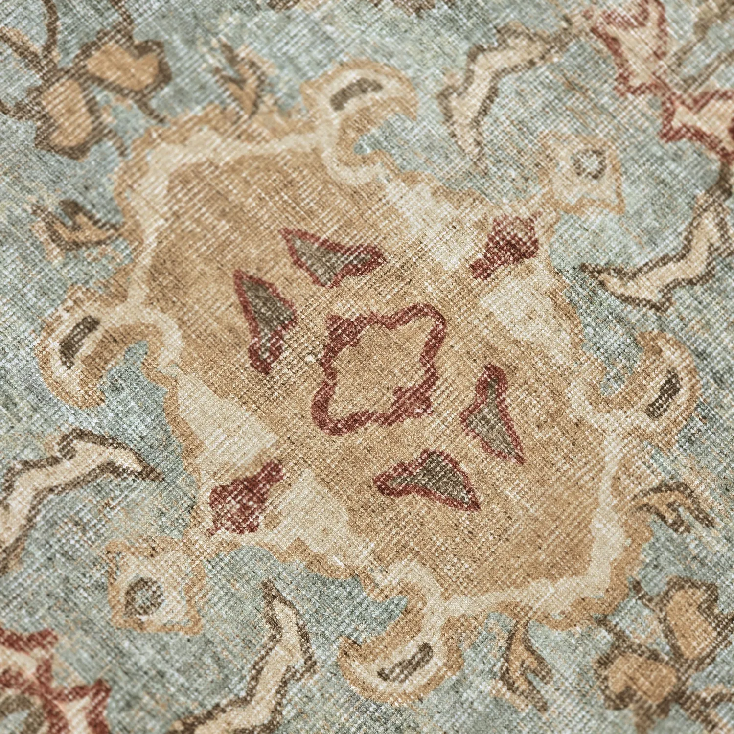 Flatweave rug - Layla (light blue)