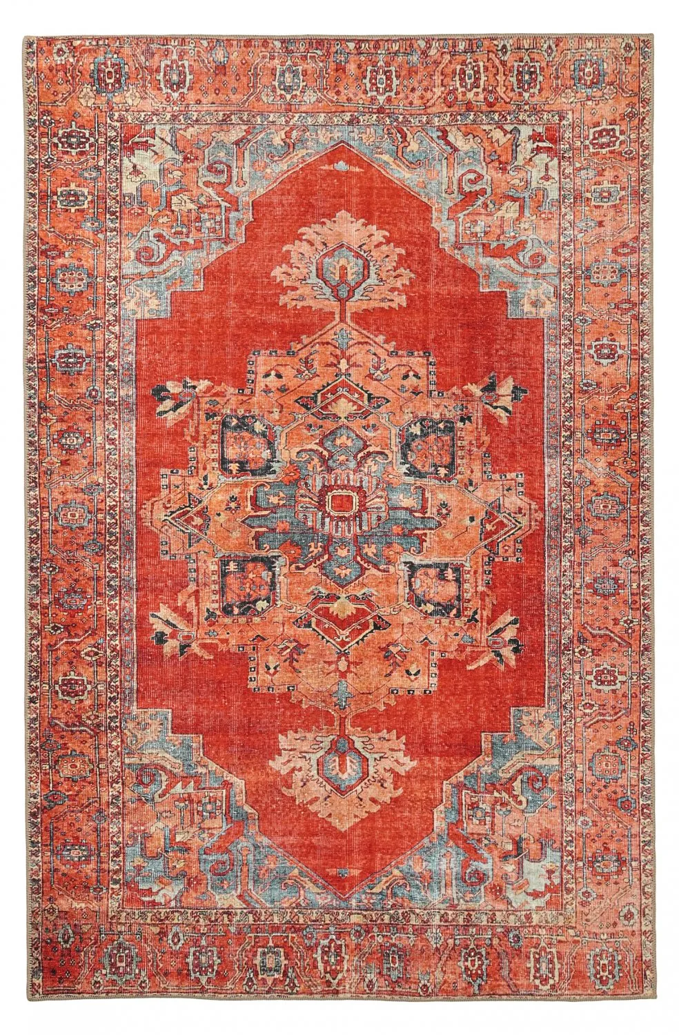 Flatweave rug - Madevan (red)