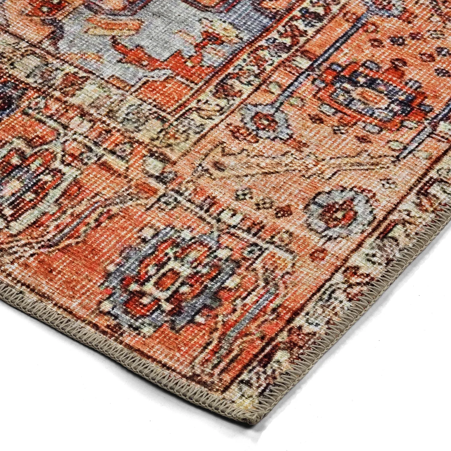 Flatweave rug - Madevan (red)