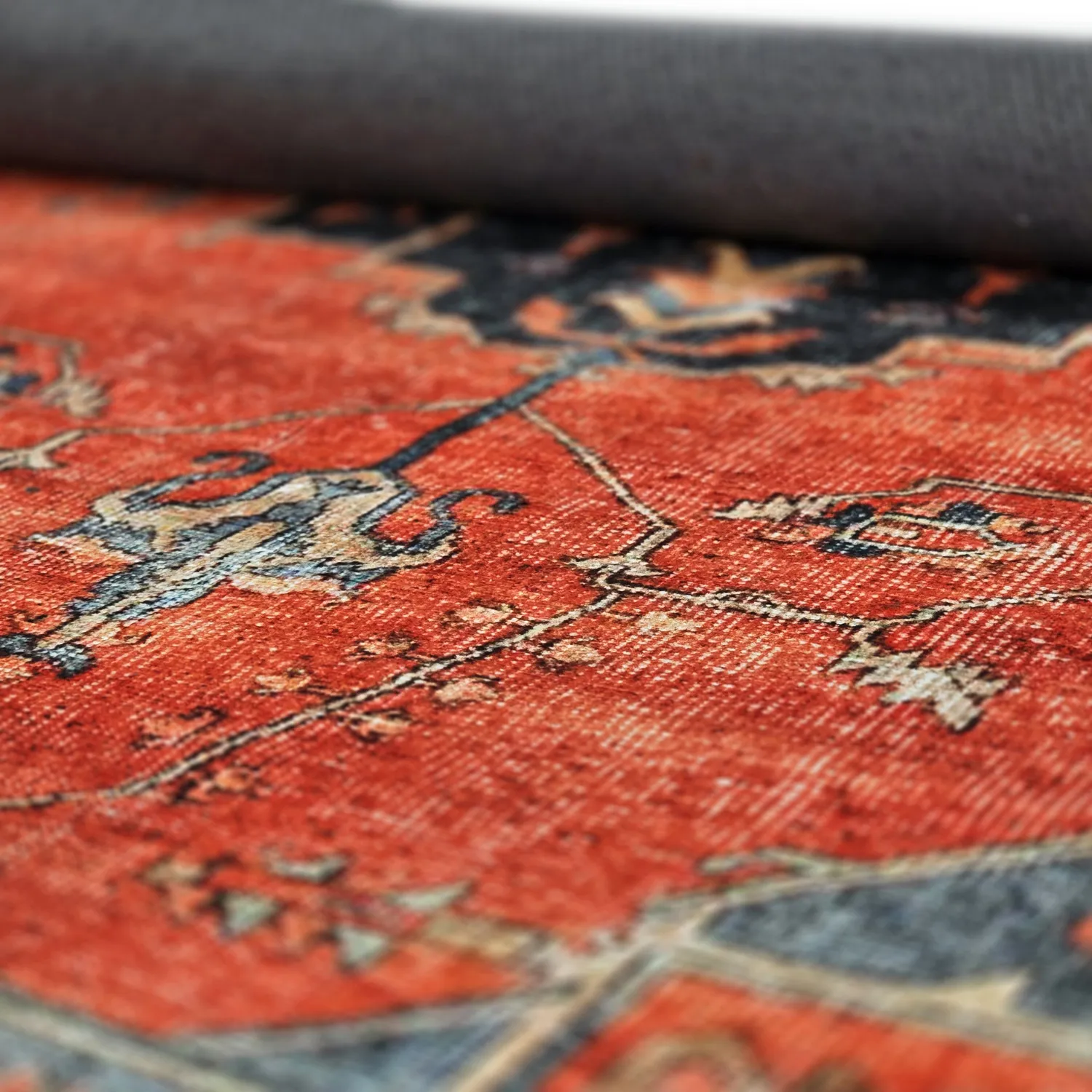 Flatweave rug - Mandalay (red)