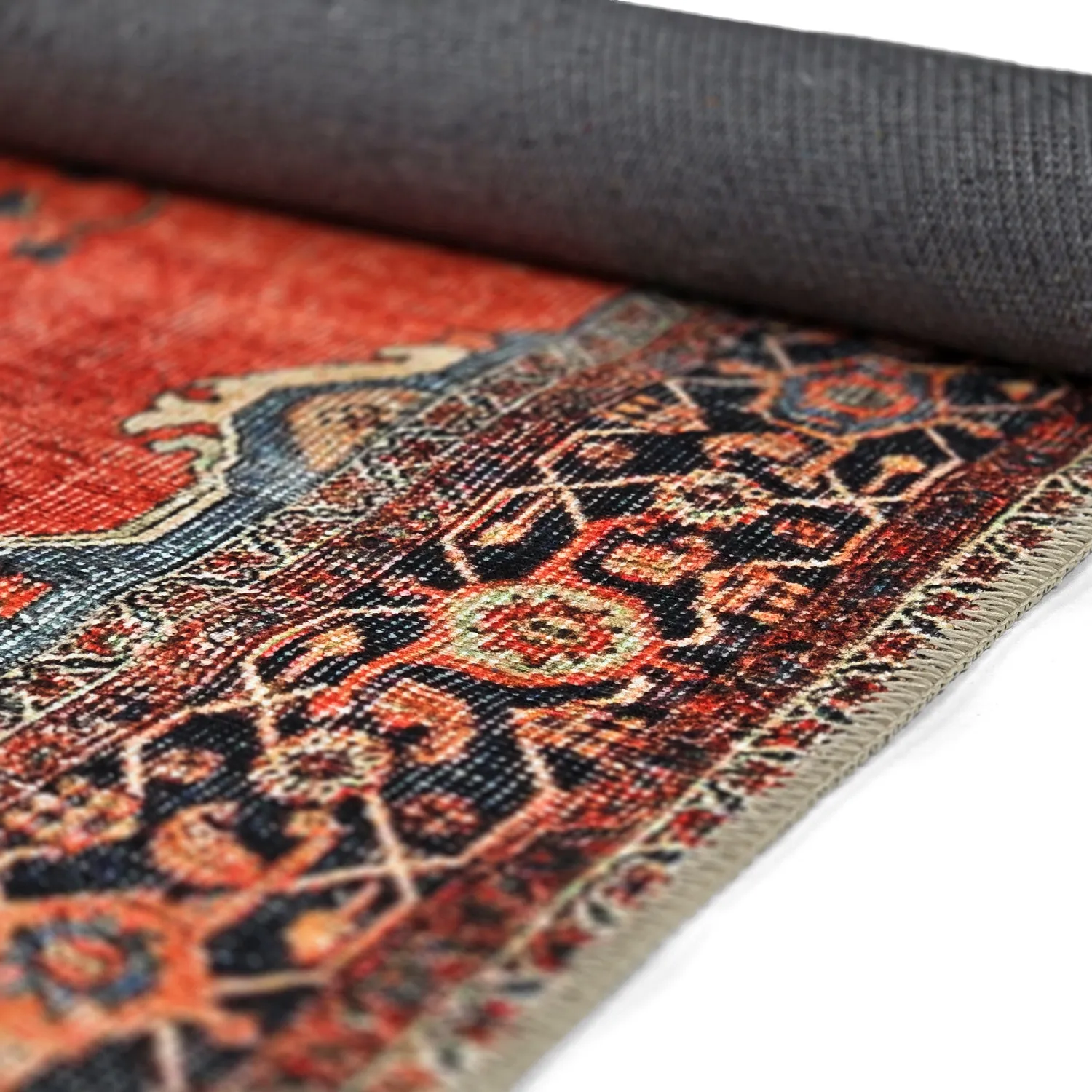 Flatweave rug - Mandalay (red)
