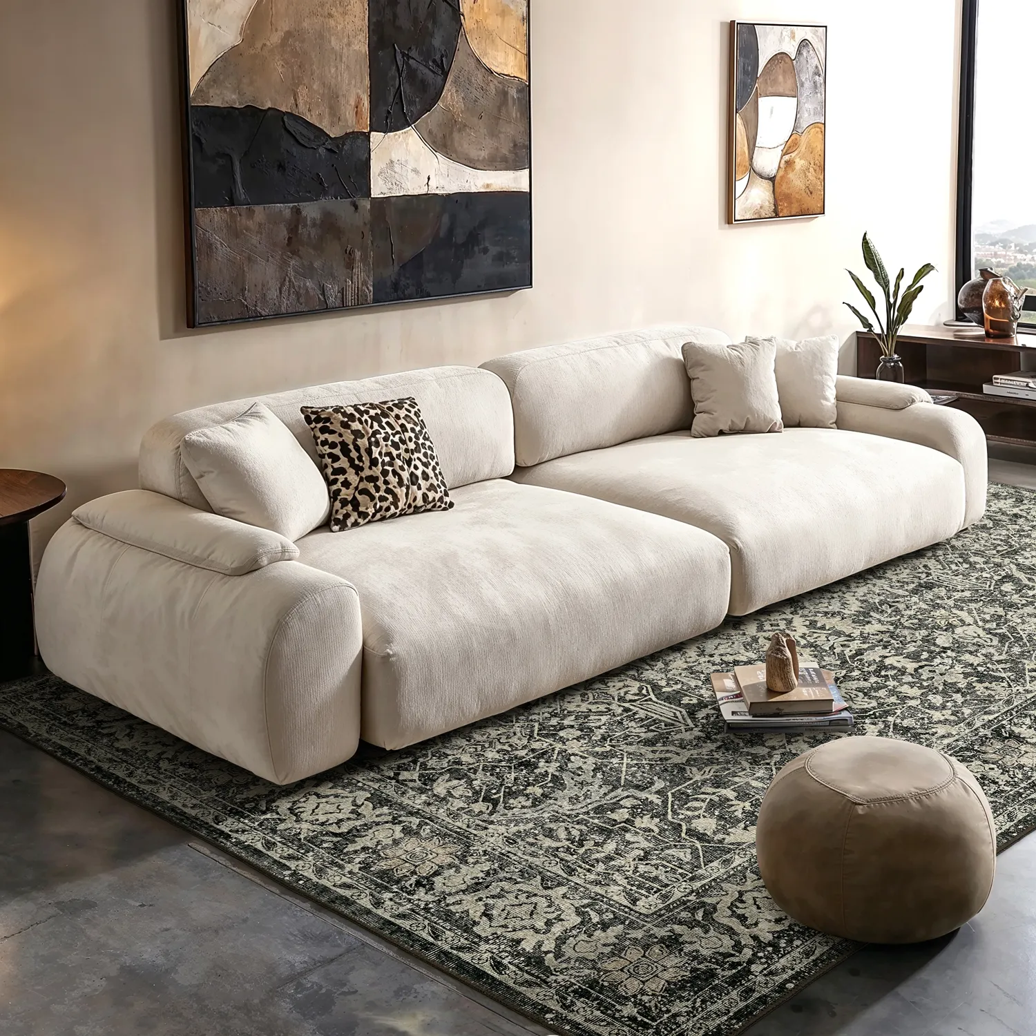 Flatweave rug - Meralis (black)