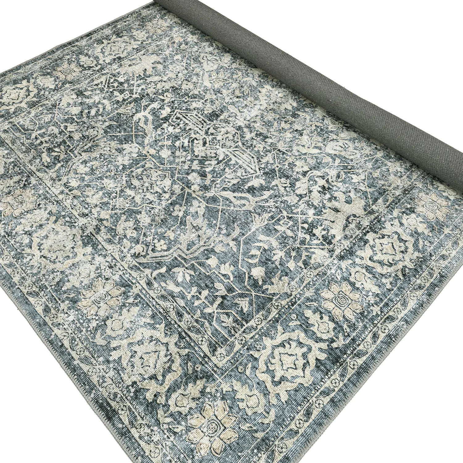 Flatweave rug - Meralis (blue)