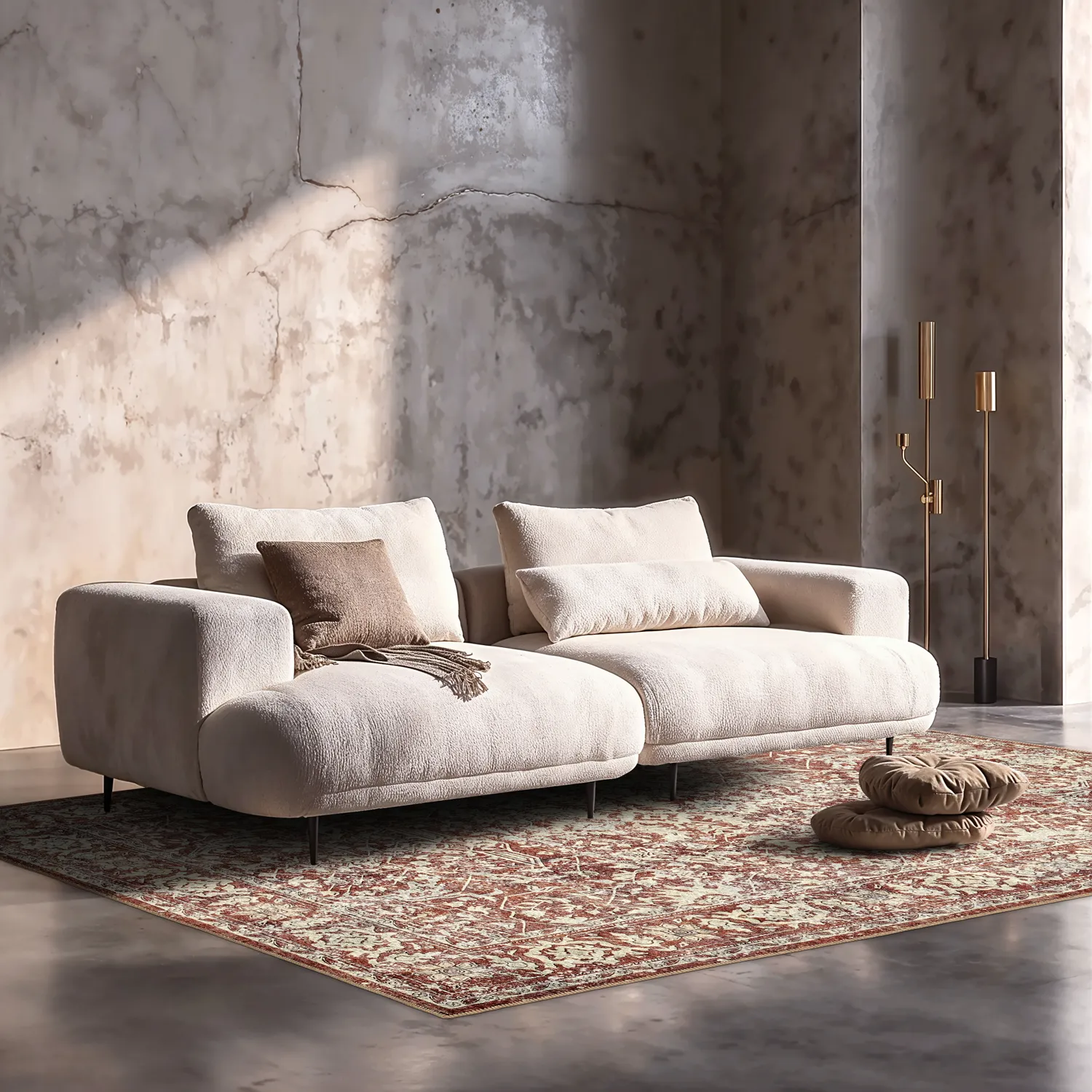 Flatweave rug - Meralis (red)