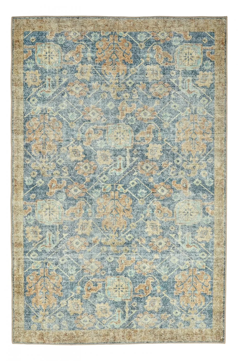 Flatweave rug - Noura (blue)