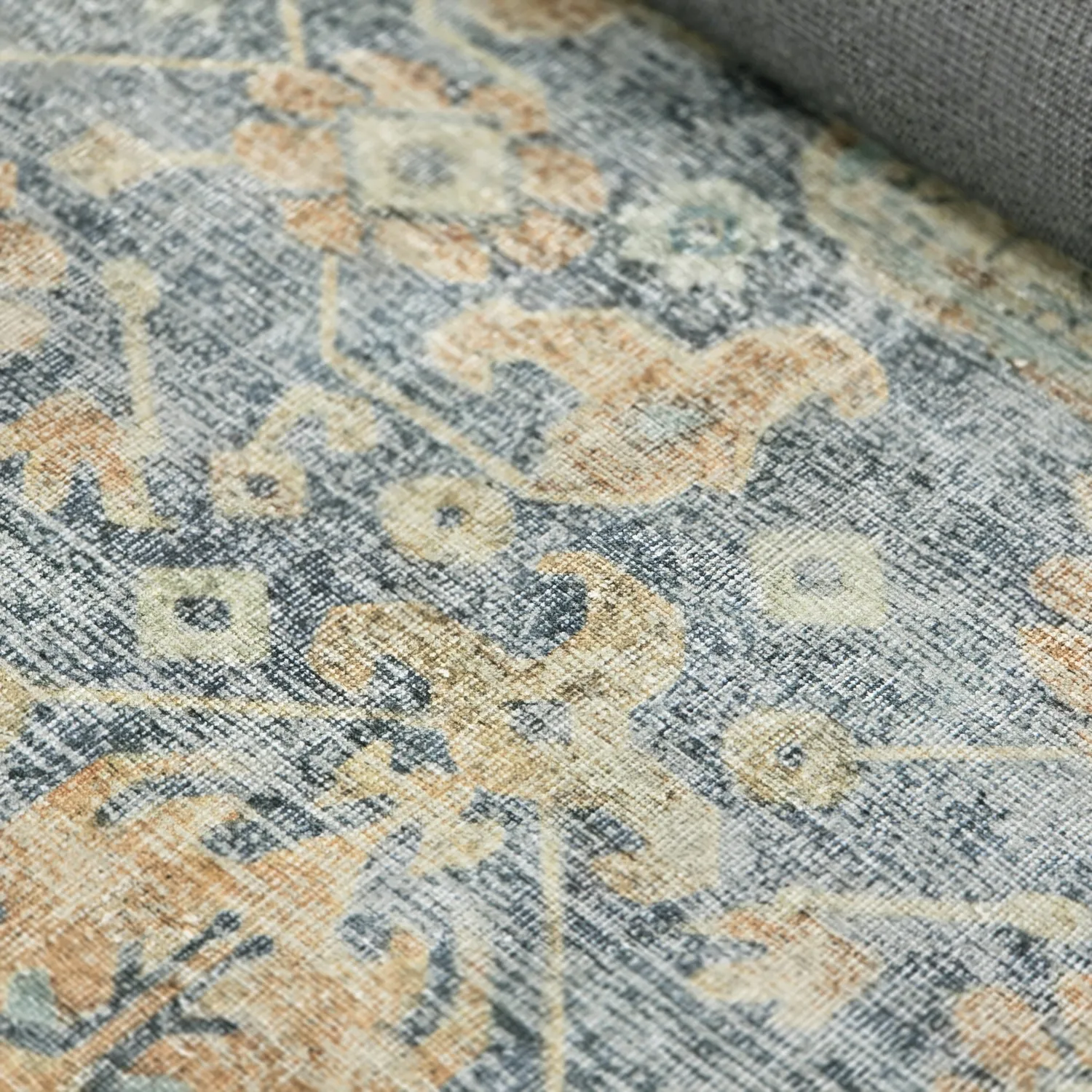 Flatweave rug - Noura (blue)