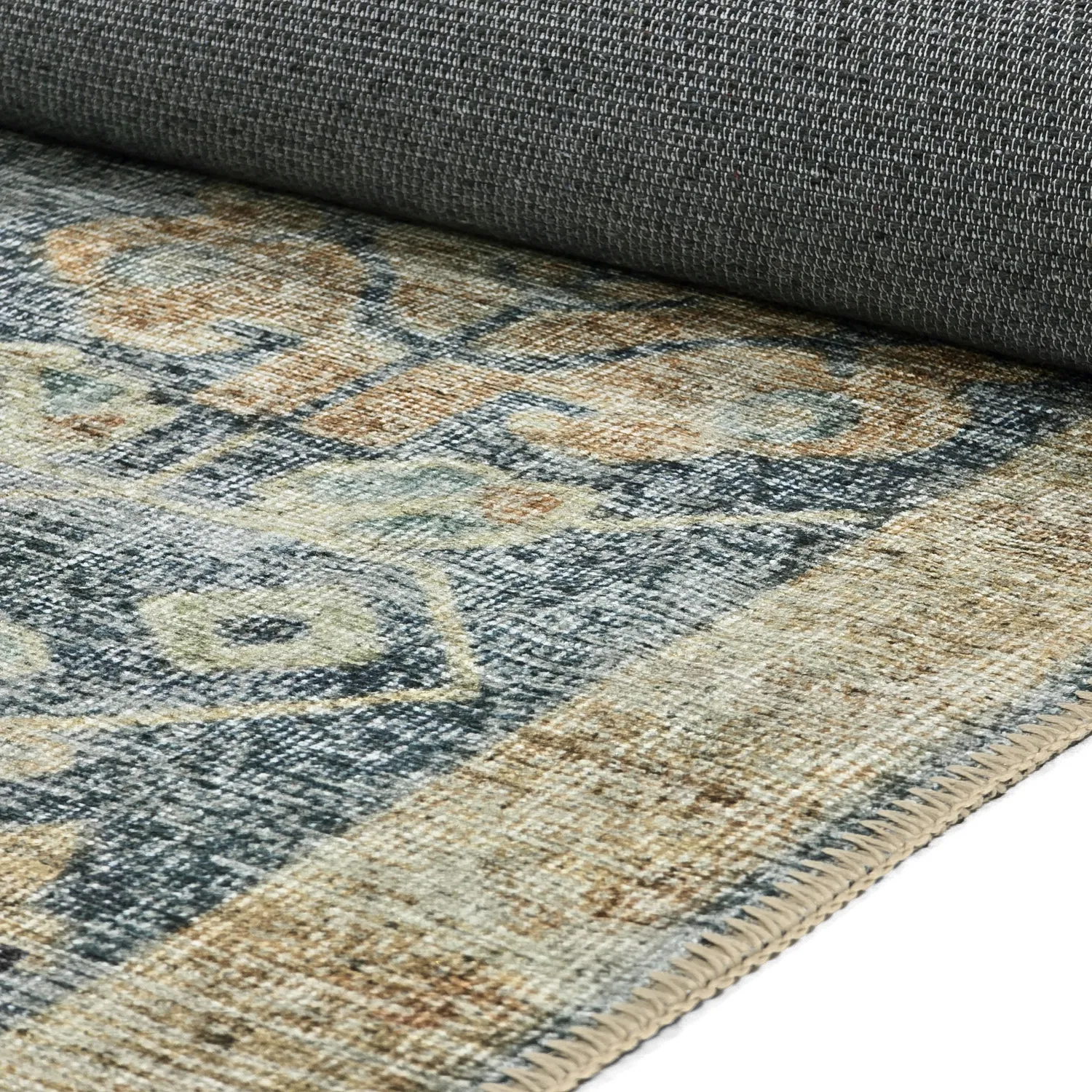 Flatweave rug - Noura (blue)