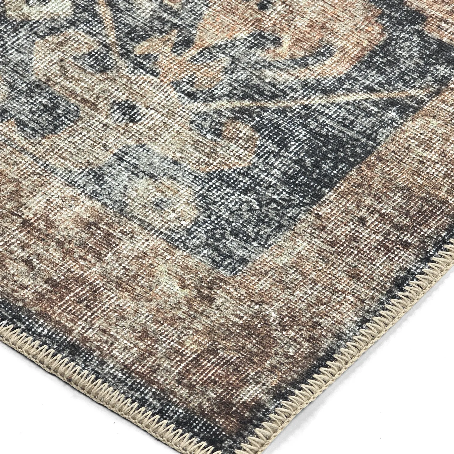 Flatweave rug - Noura (dark blue)