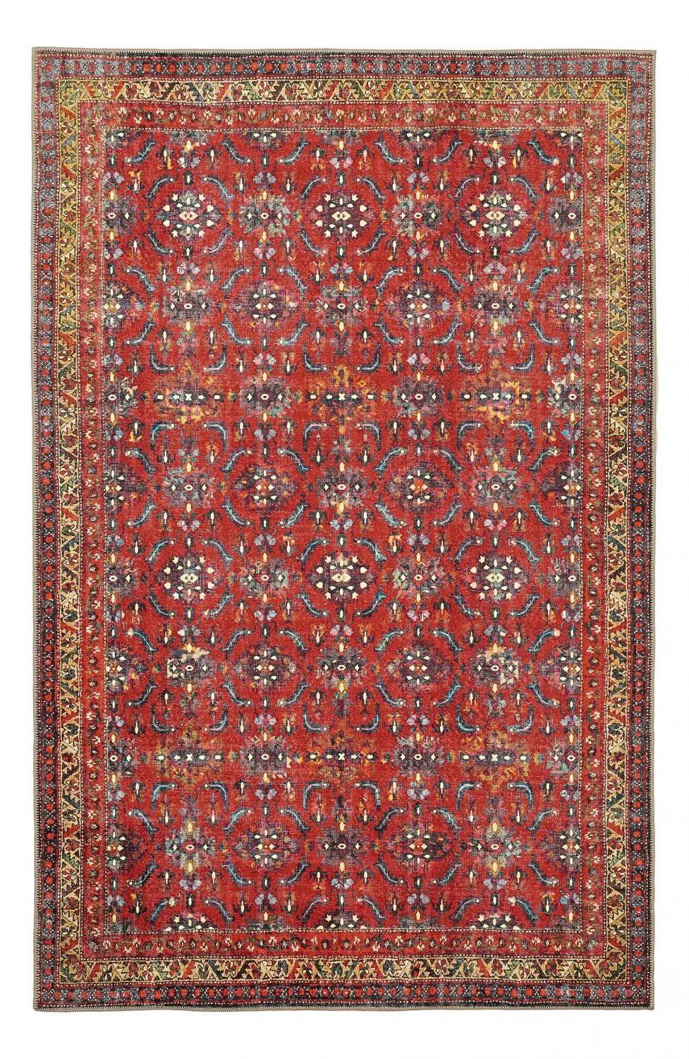 Flatweave rug - Omarien (red)