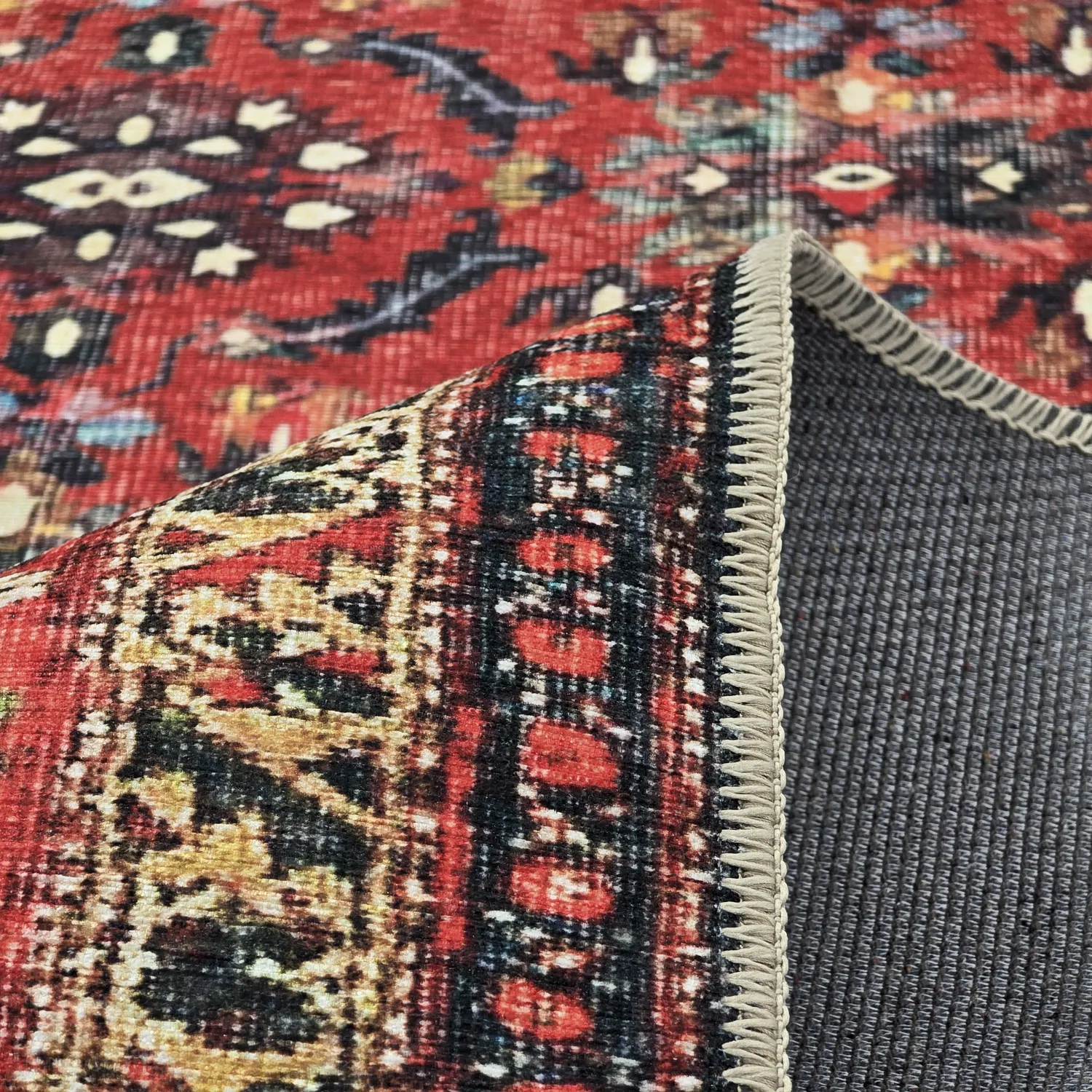 Flatweave rug - Omarien (red)