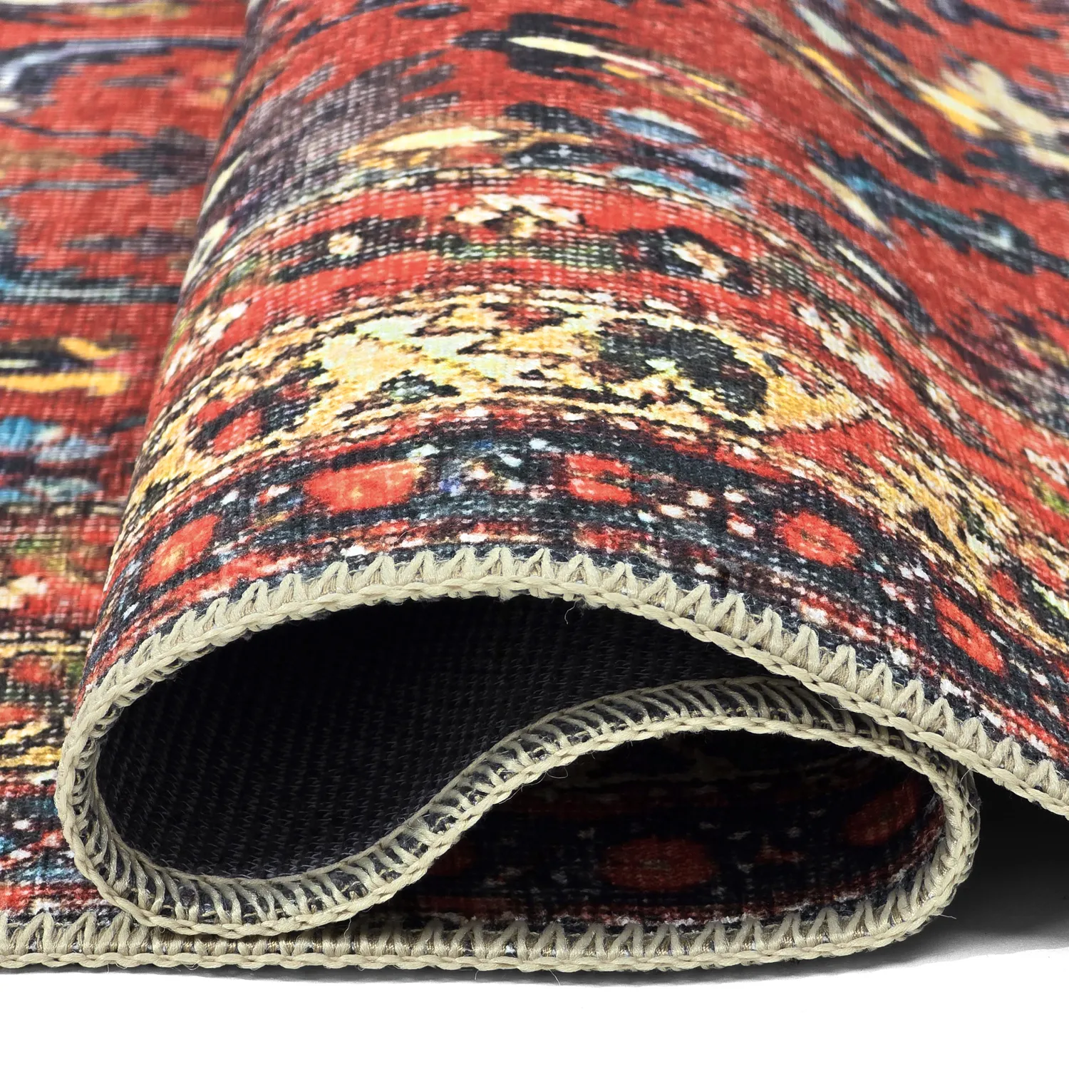 Flatweave rug - Omarien (red)