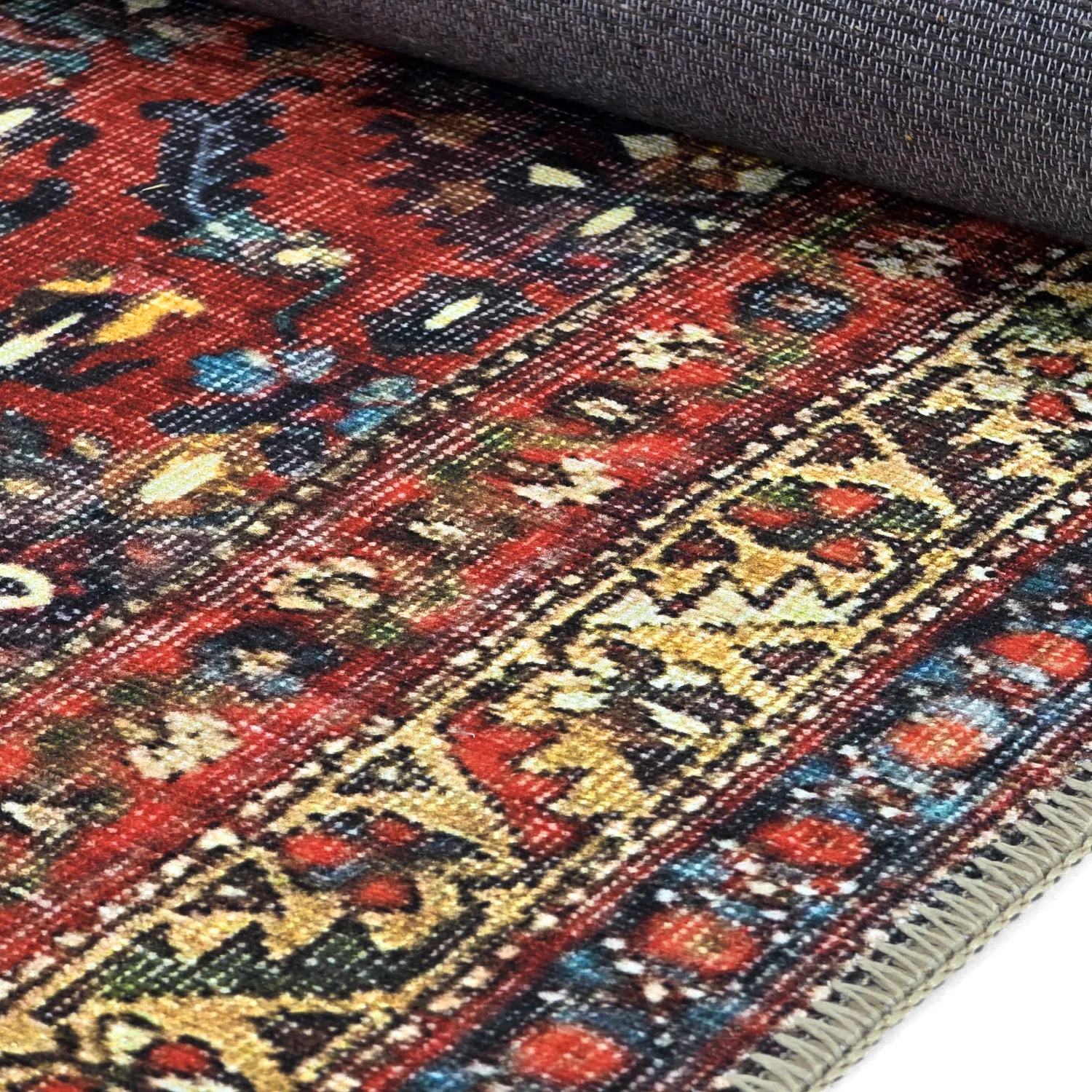 Flatweave rug - Omarien (red)