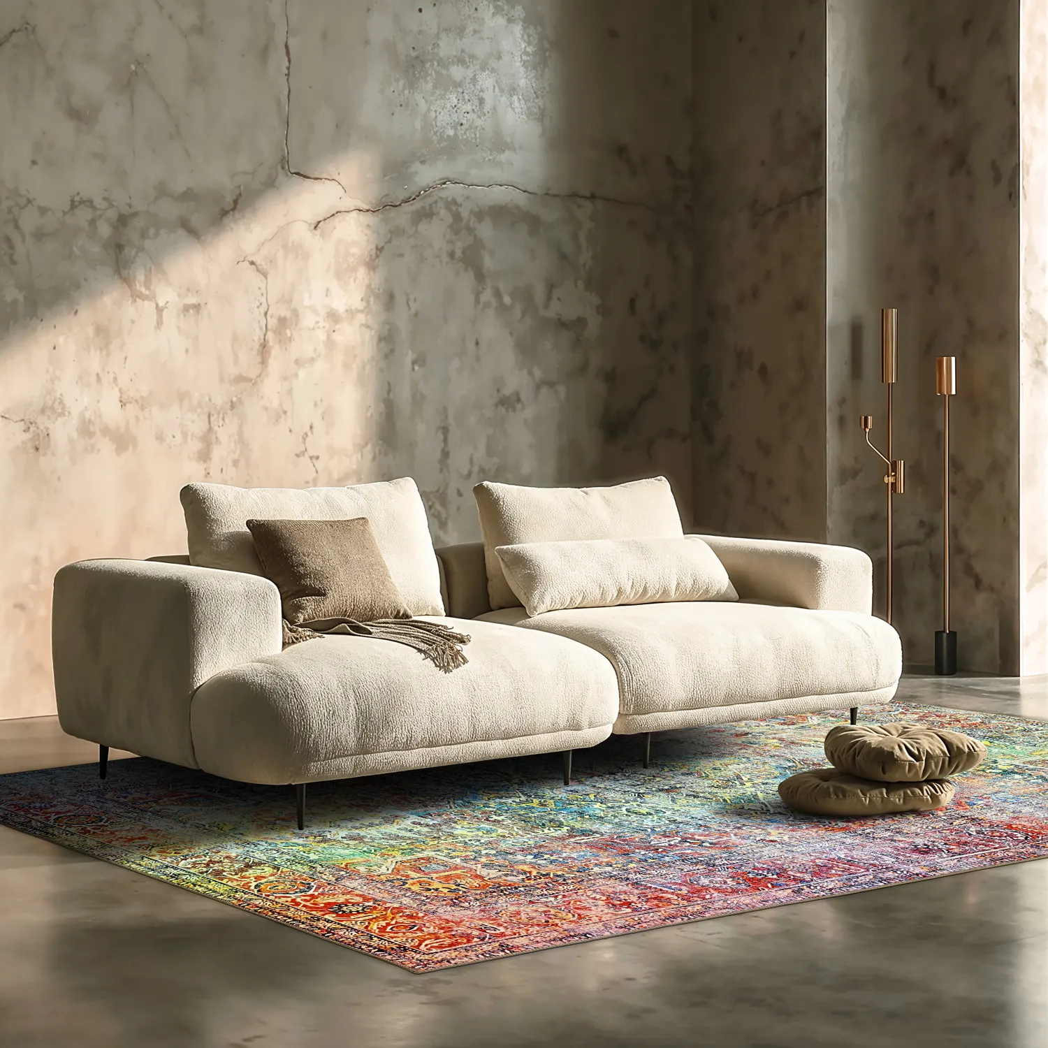 Flatweave rug - Oriental Rainbow (multi)