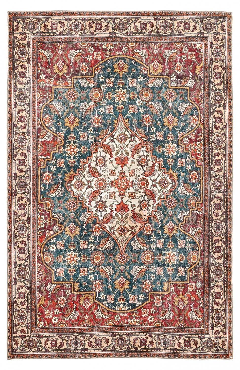 Flatweave rug - Samaria (red)