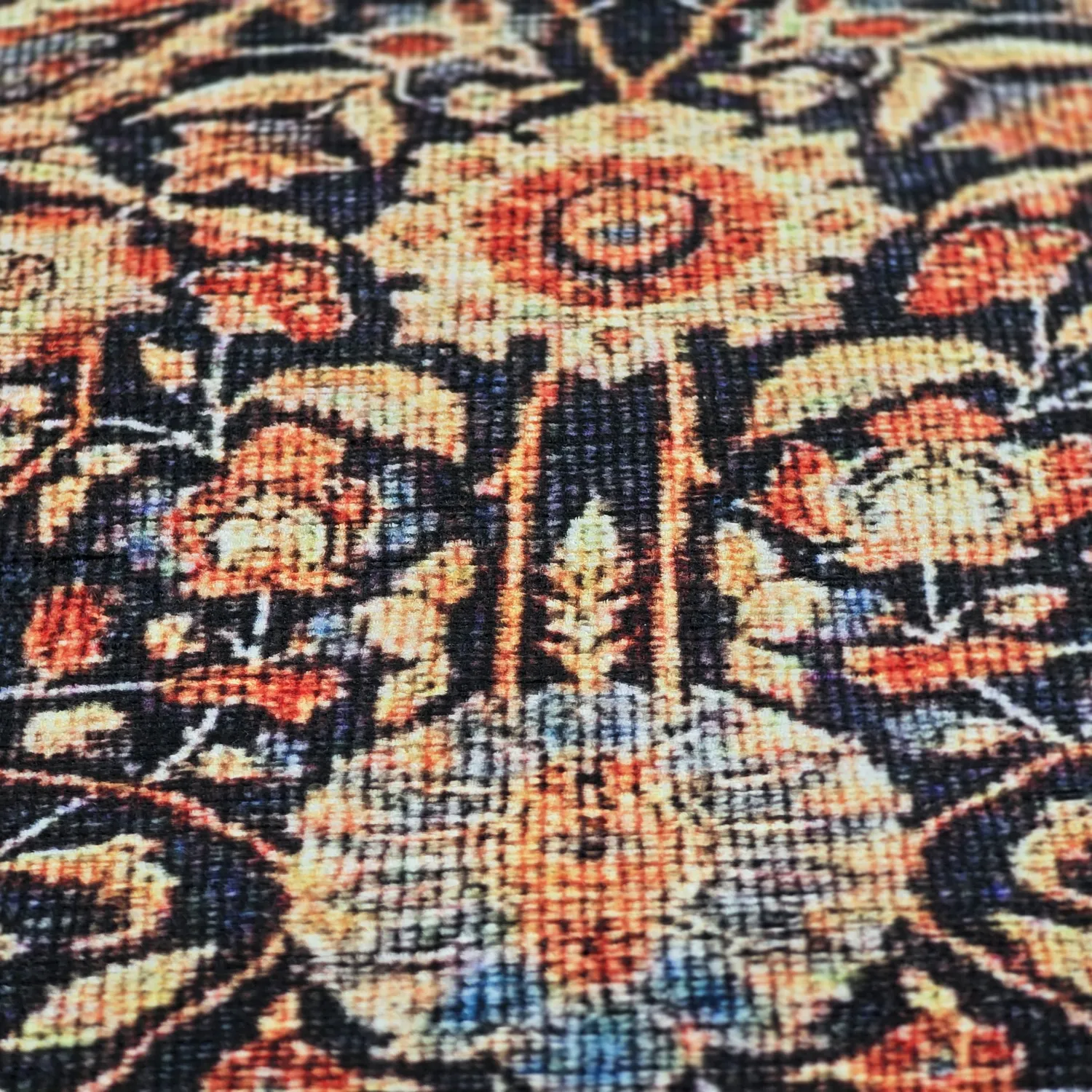 Flatweave rug - Selamira (blue/multi)